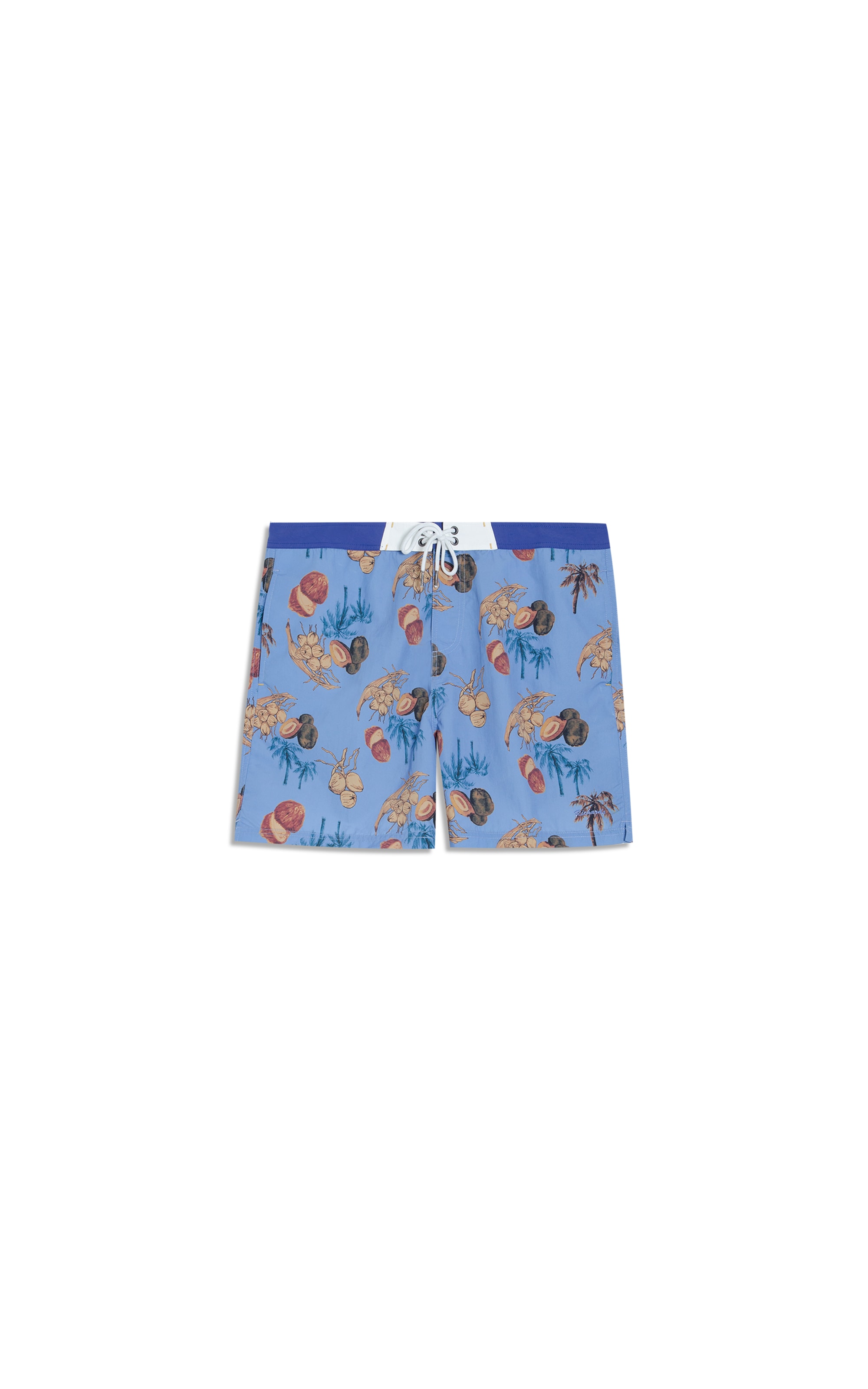 Beach Short Salve Surf Long Azul Pervante
