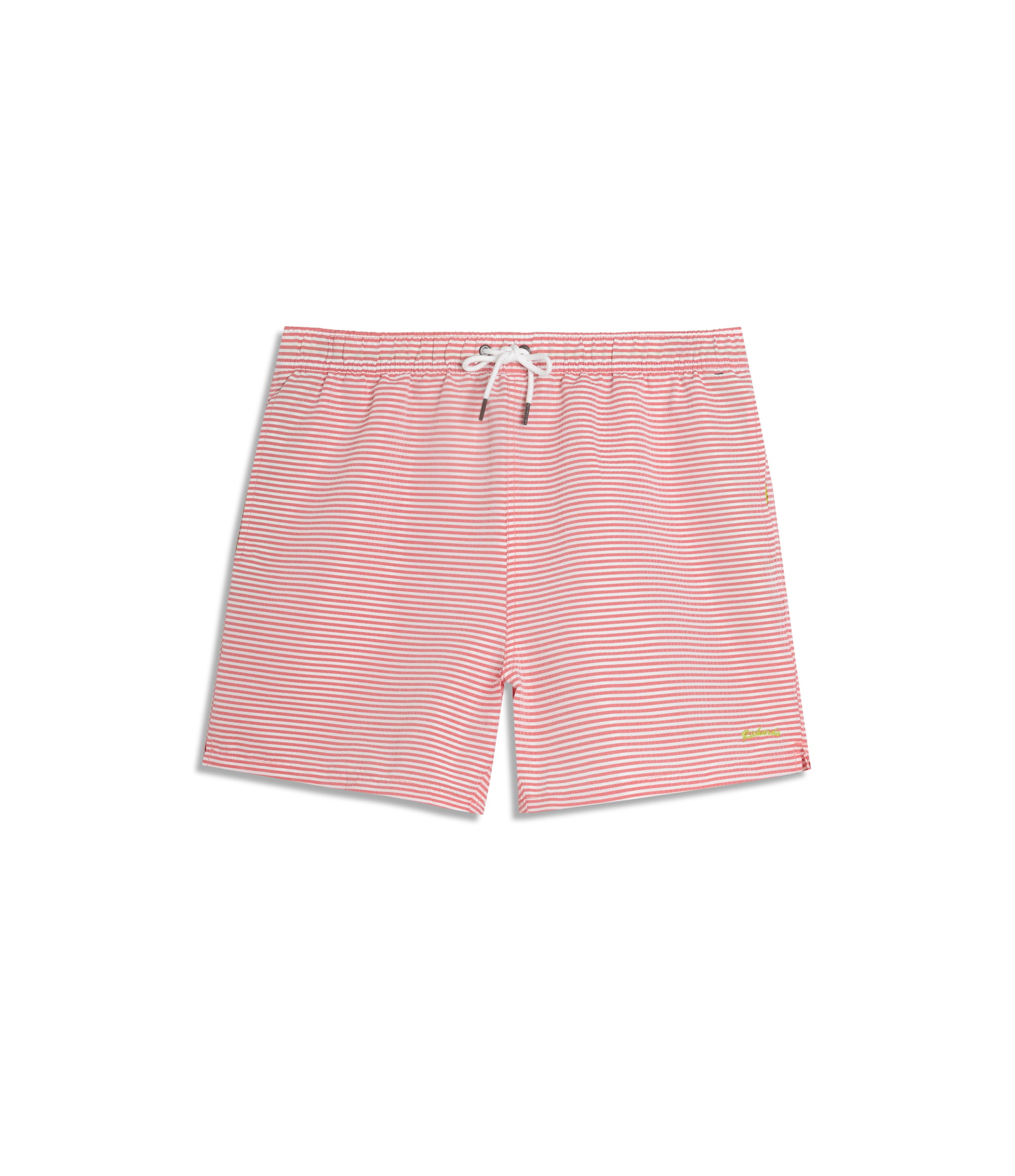 Beach Short Seersucker Vermelho