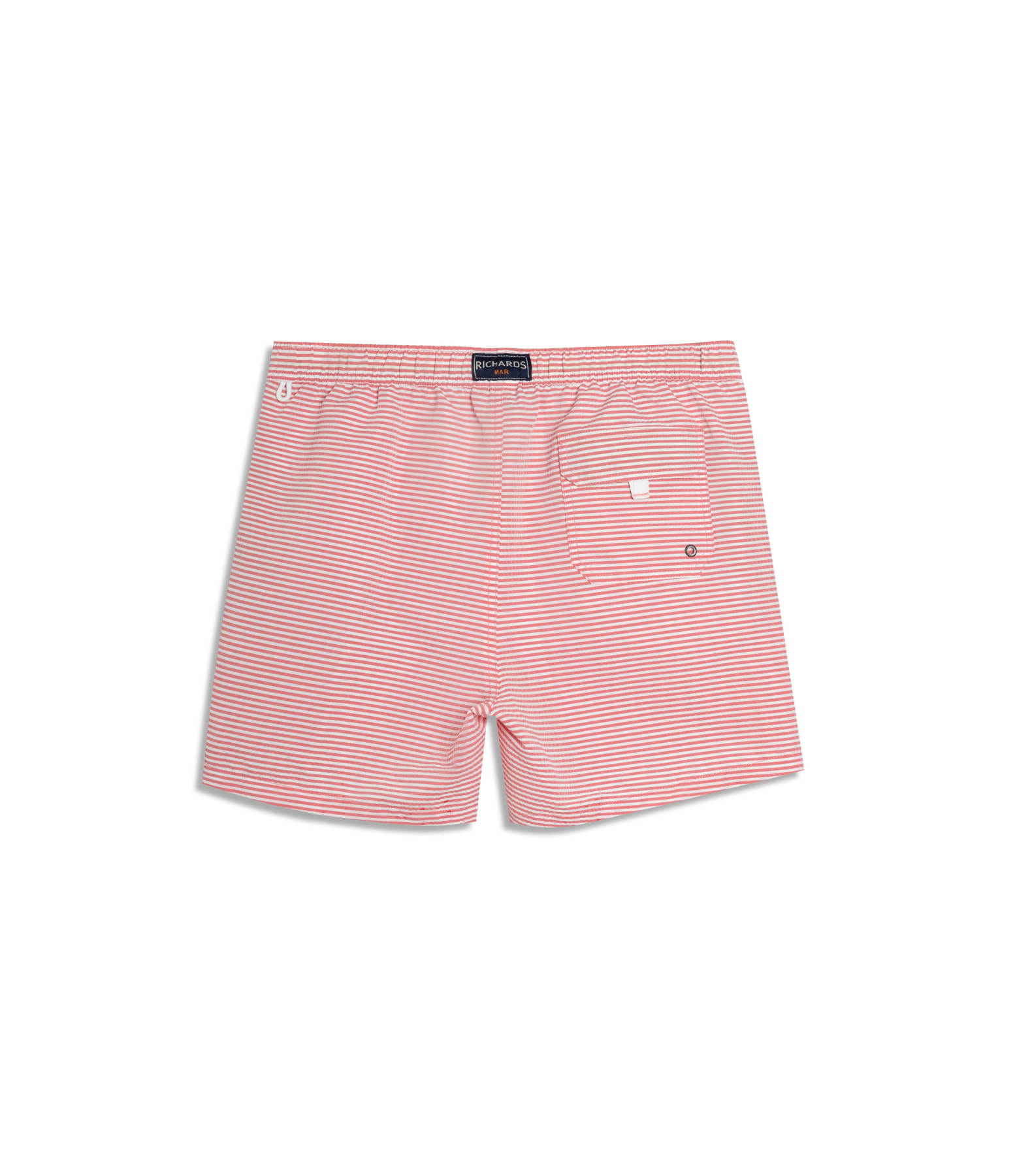 Beach Short Seersucker Vermelho