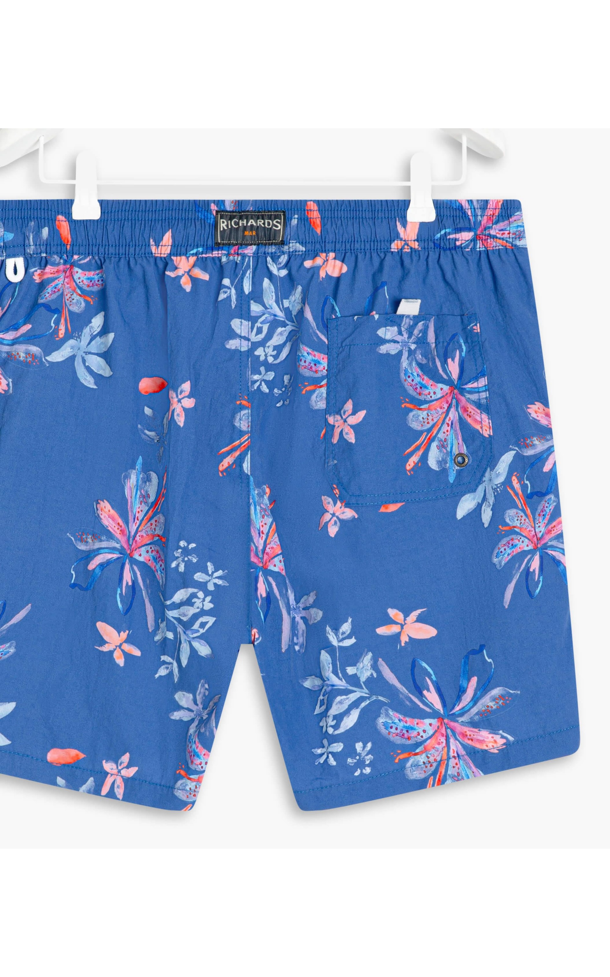 Beach Short Soft Flower Regular Azul Bic