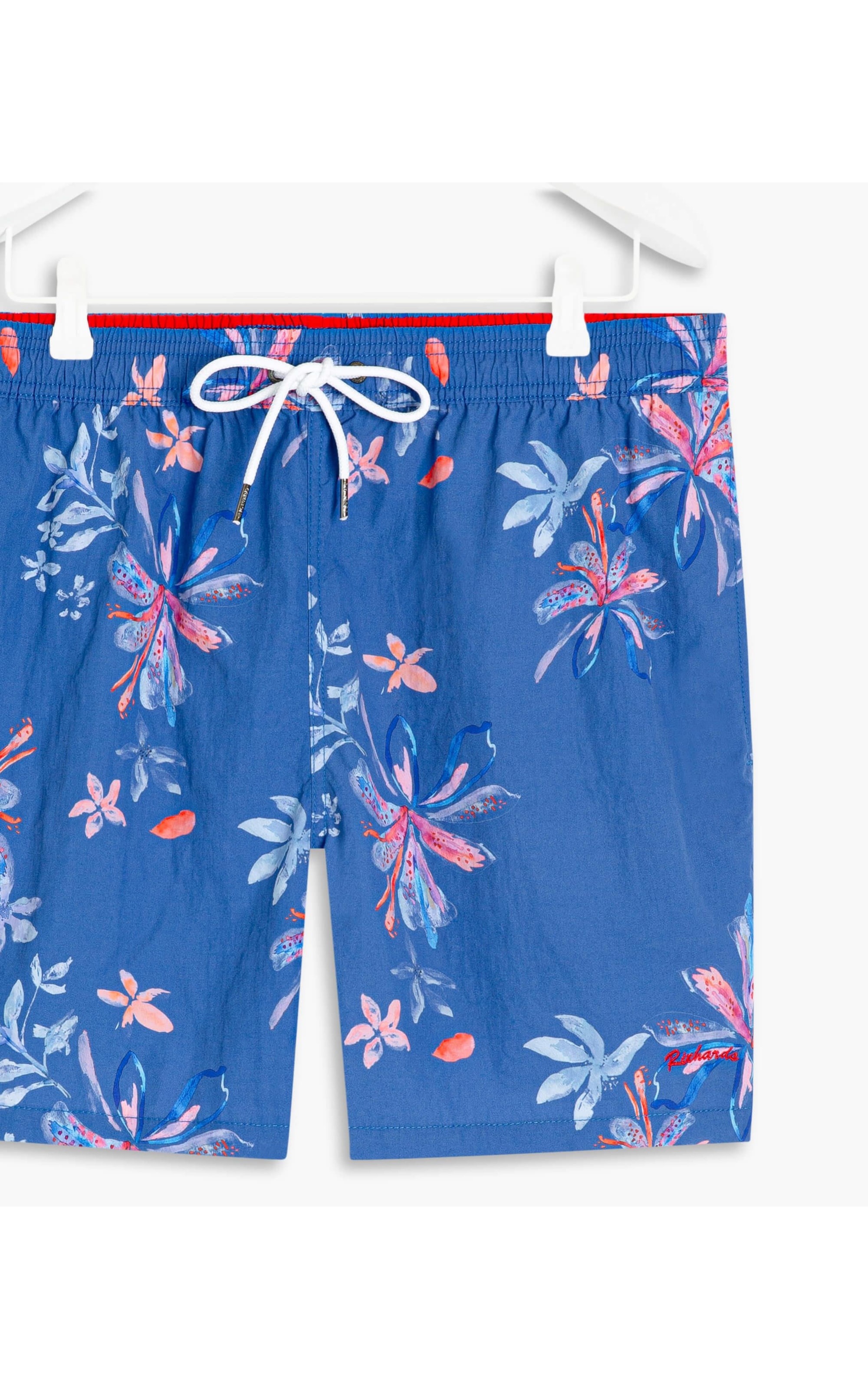 Beach Short Soft Flower Regular Azul Bic