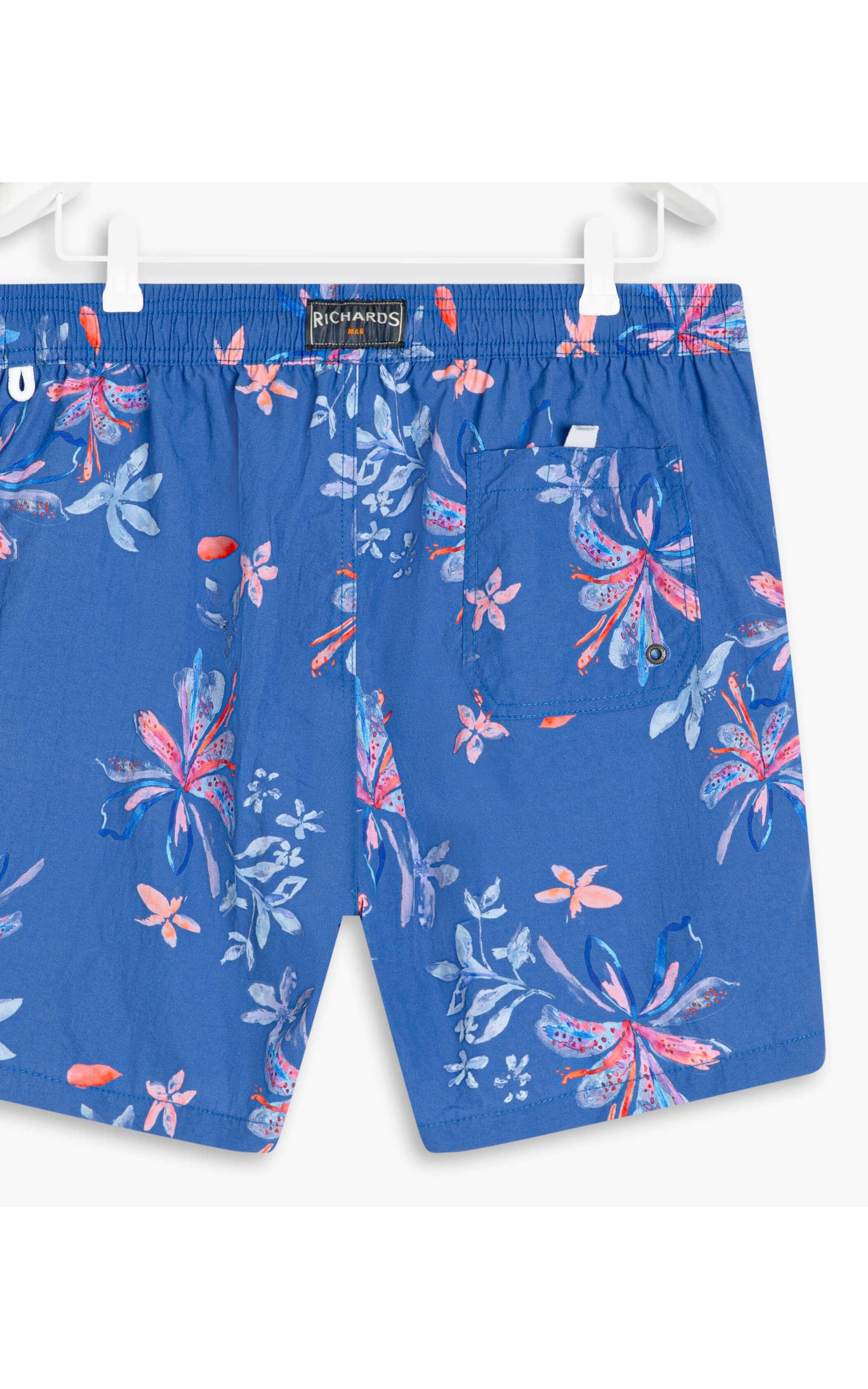 Beach Short Soft Flower Regular Azul Bic