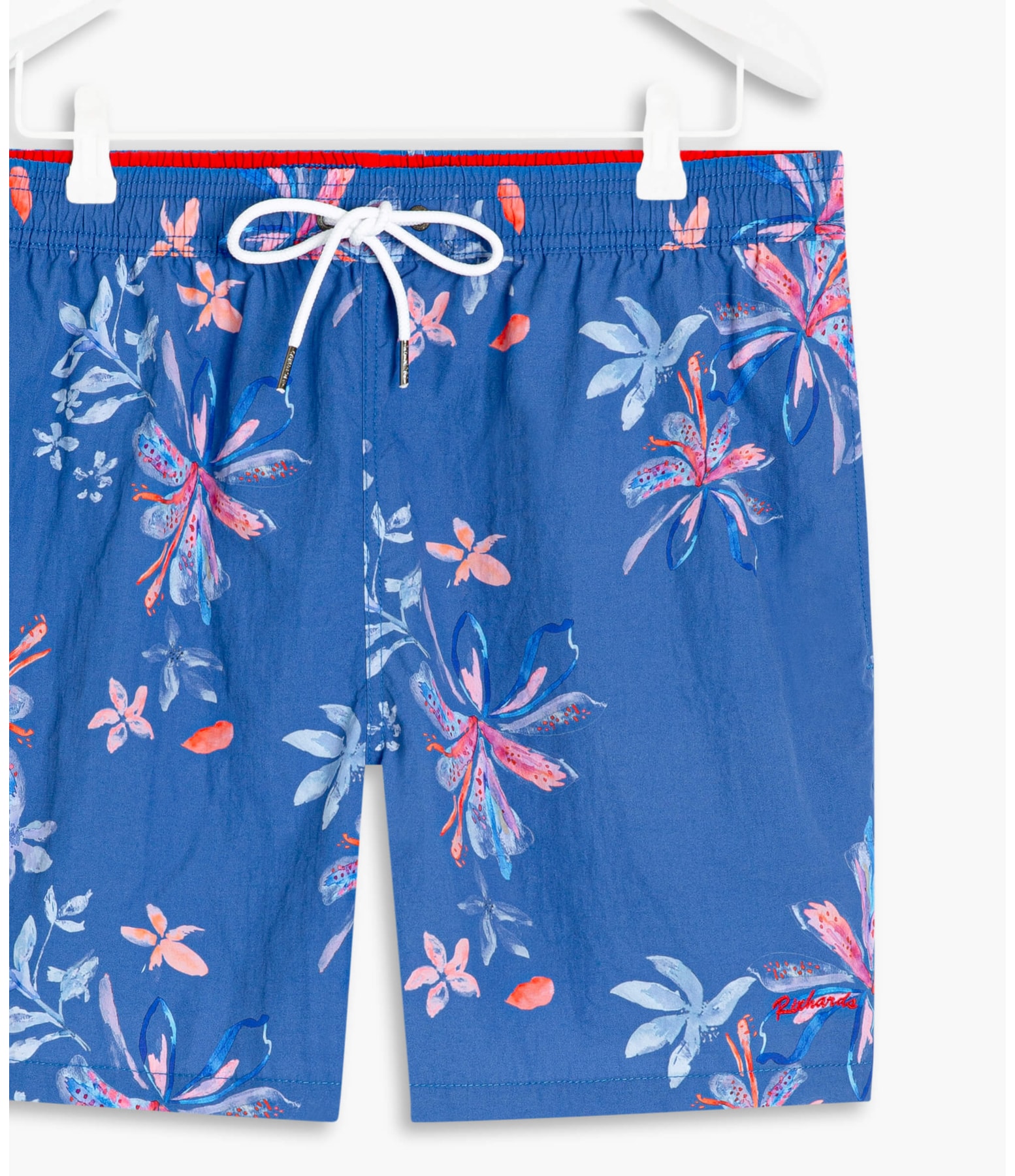 Beach Short Soft Flower Regular Azul Bic