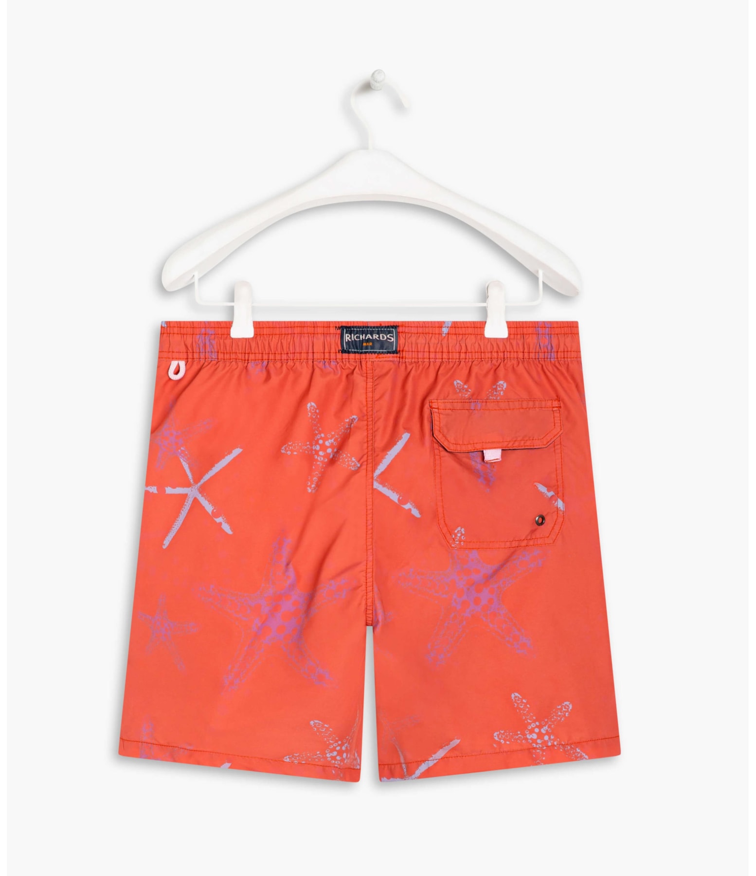 Beach Short Starfish Vermelho
