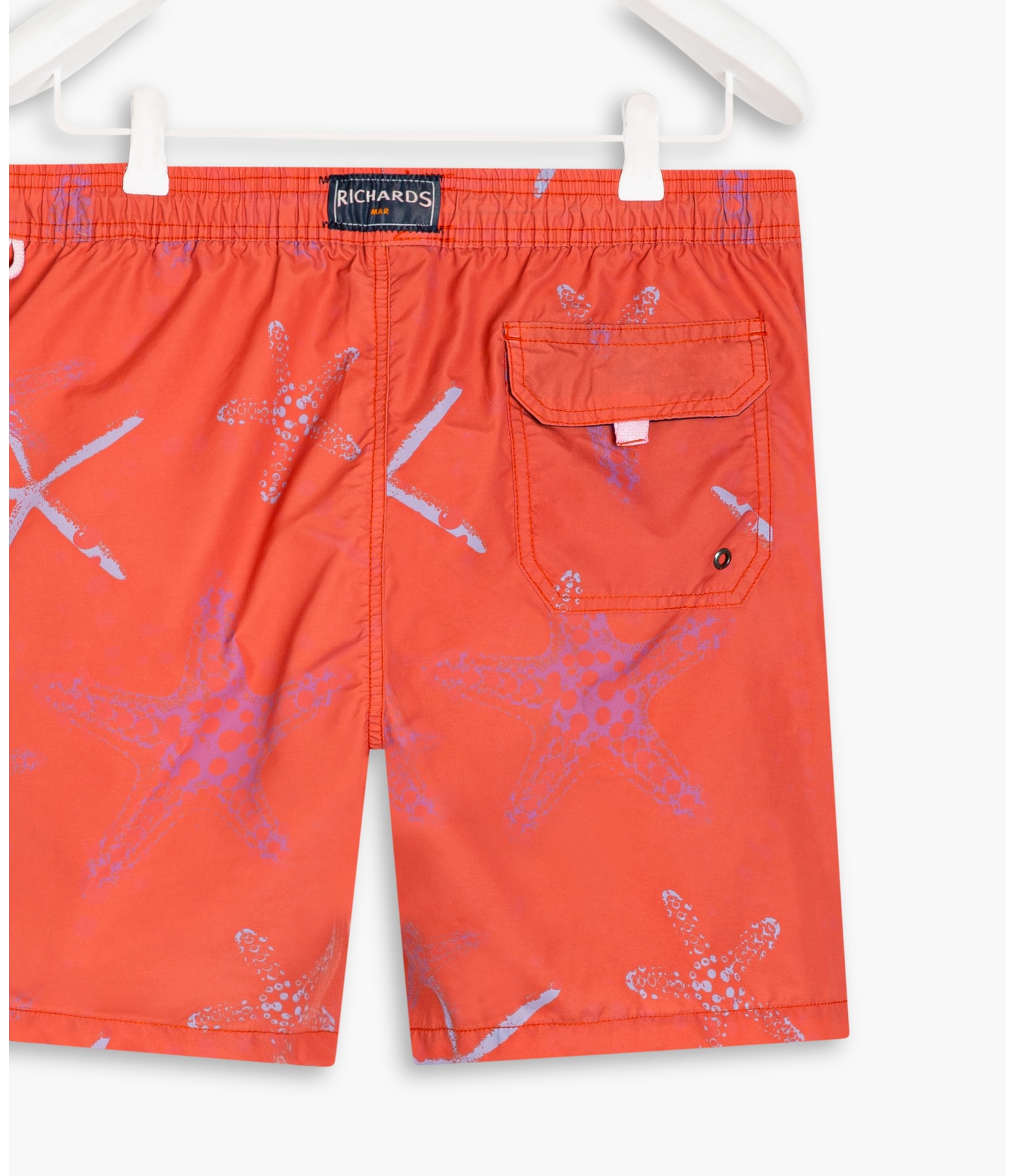 Beach Short Starfish Vermelho