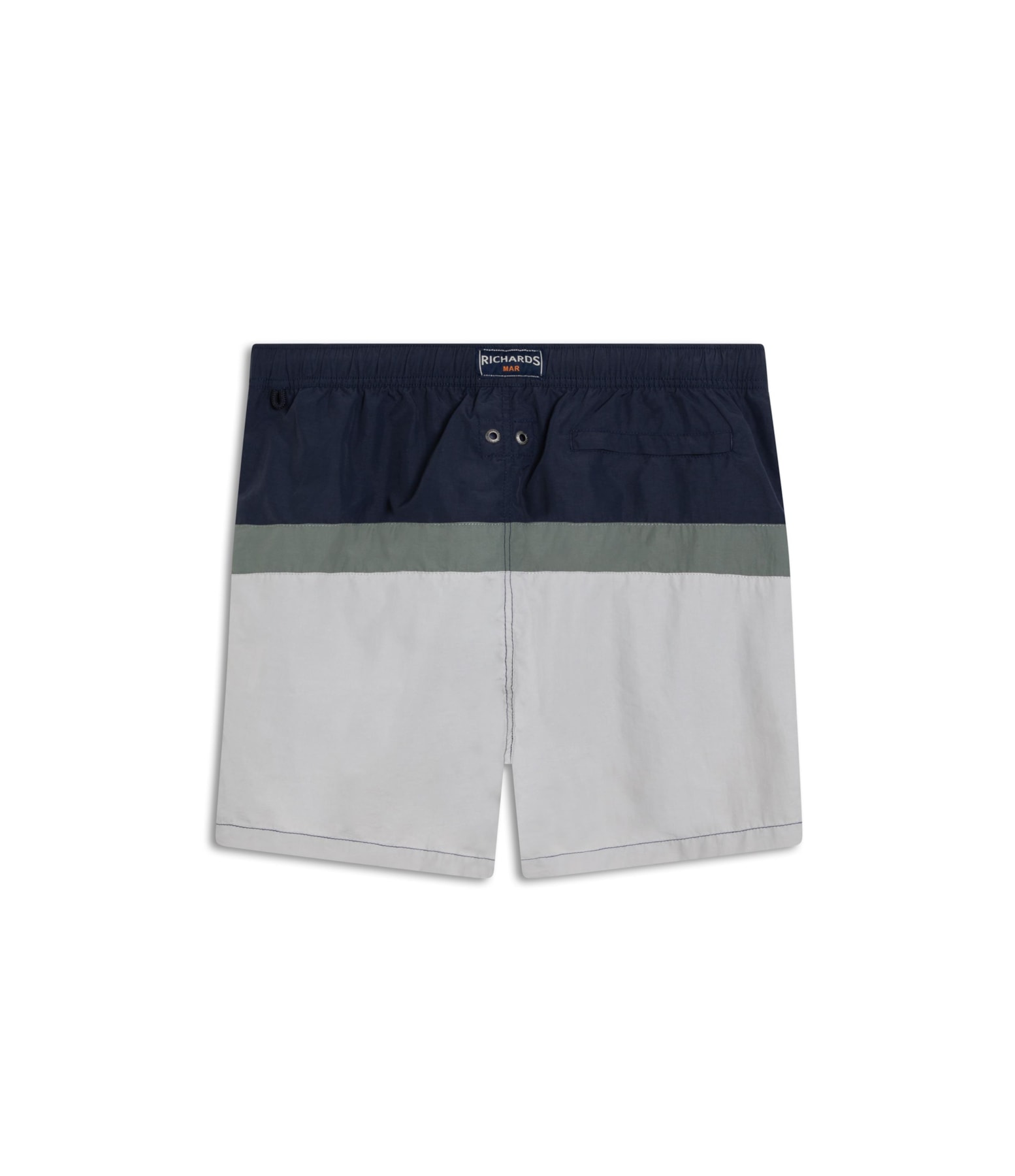 Beach Short Stripes Crumpled Regular Verde Army
