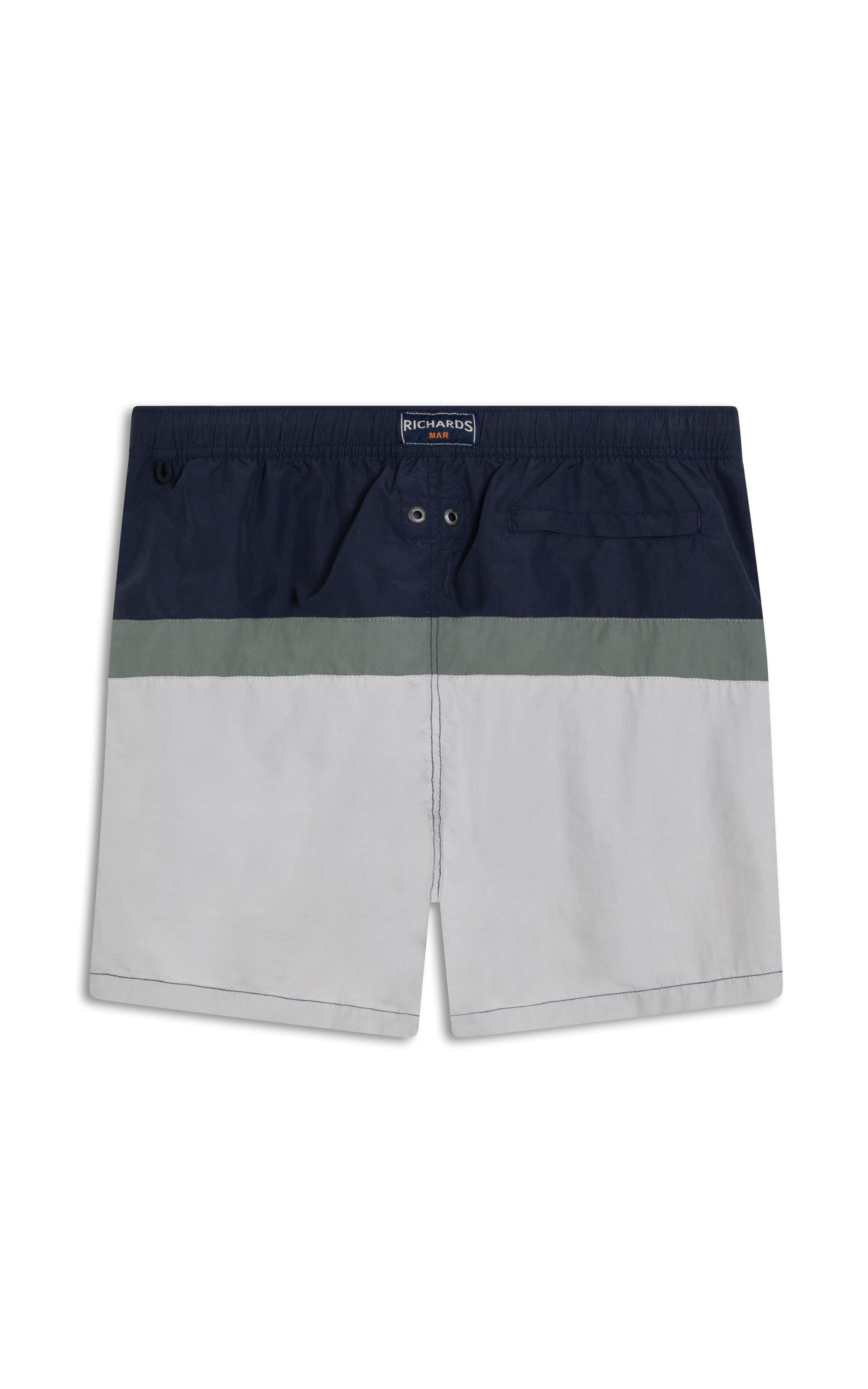 Beach Short Stripes Crumpled Regular Verde Army