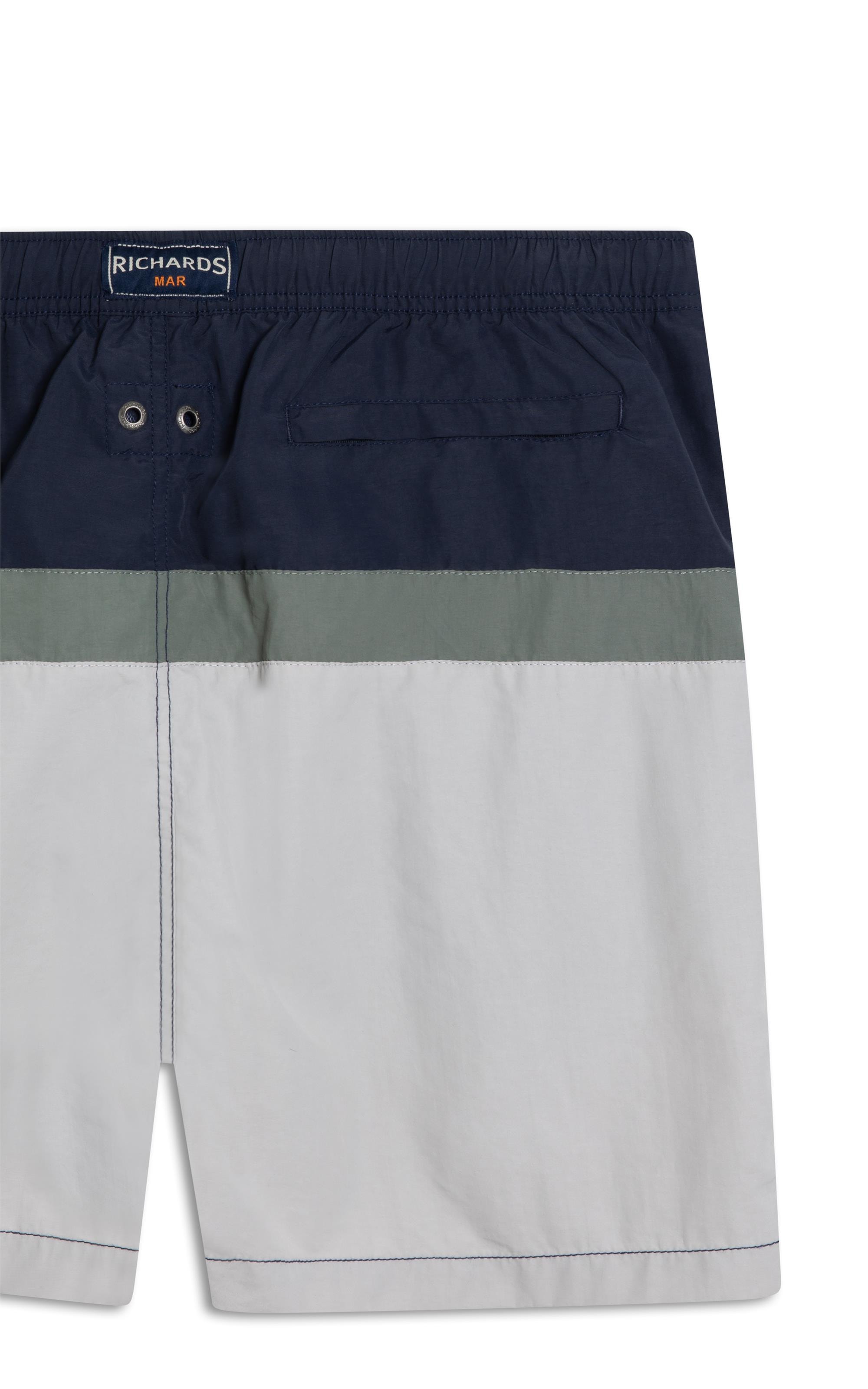 Beach Short Stripes Crumpled Regular Verde Army
