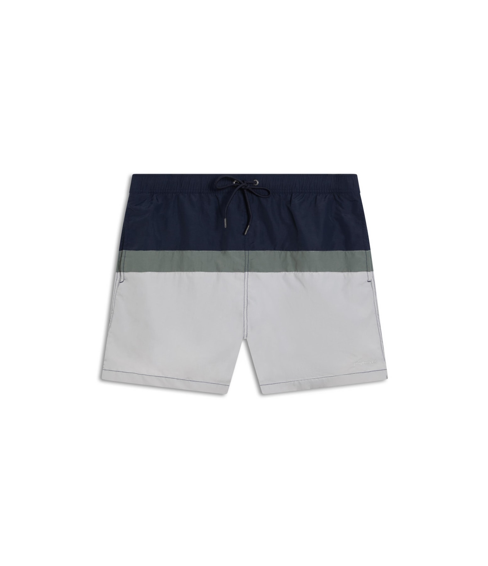 Beach Short Stripes Crumpled Regular Verde Army