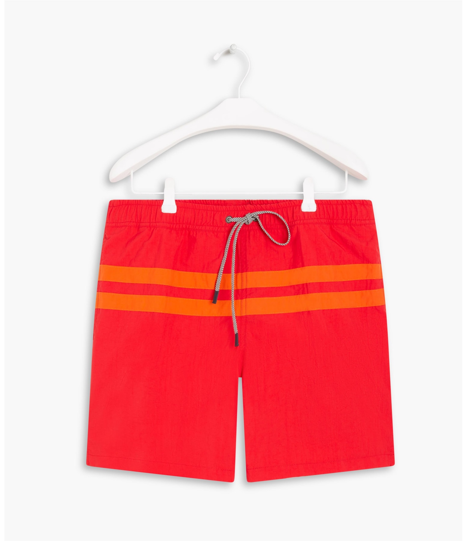 Beach Short Stripes Vermelho