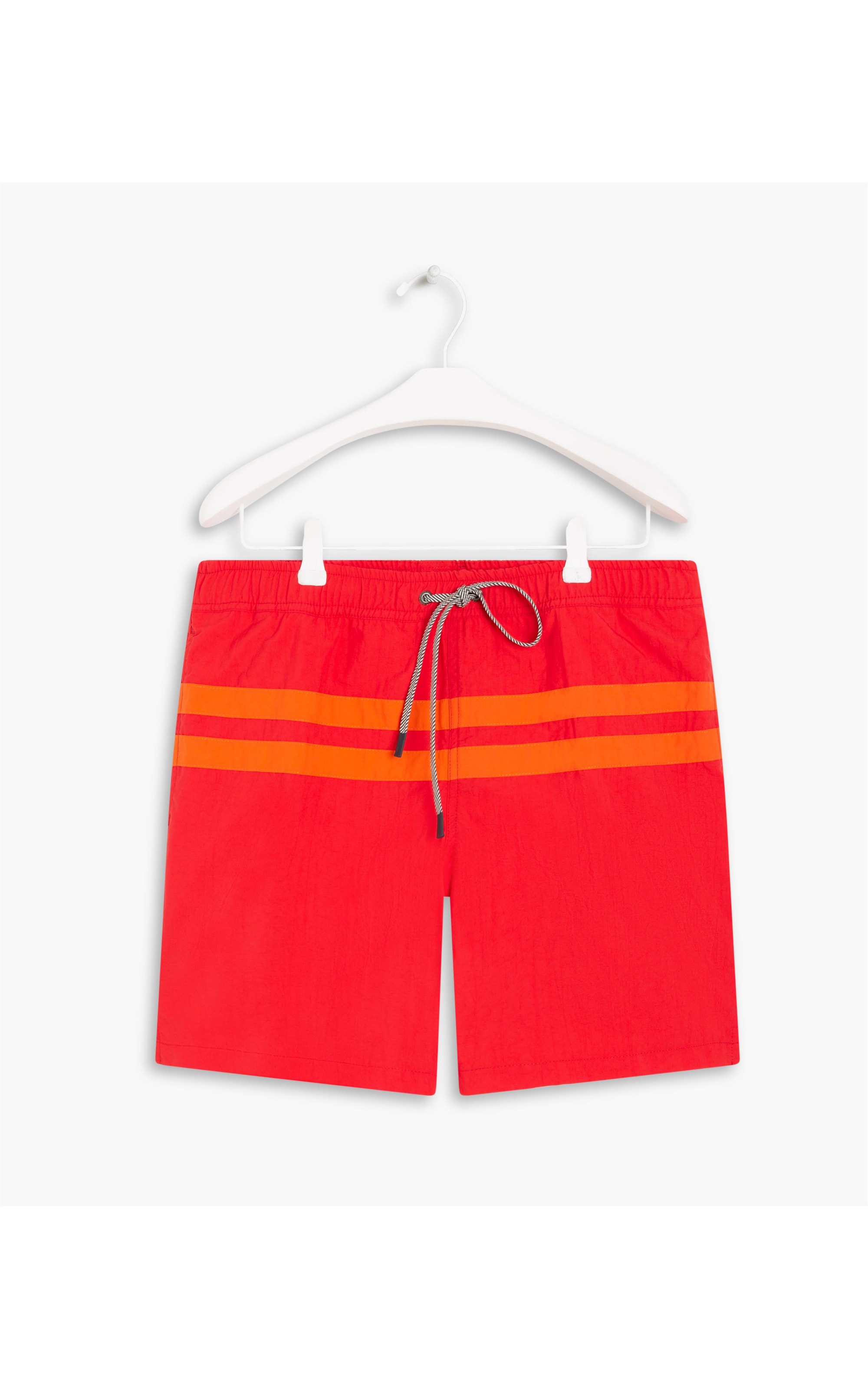 Beach Short Stripes Vermelho
