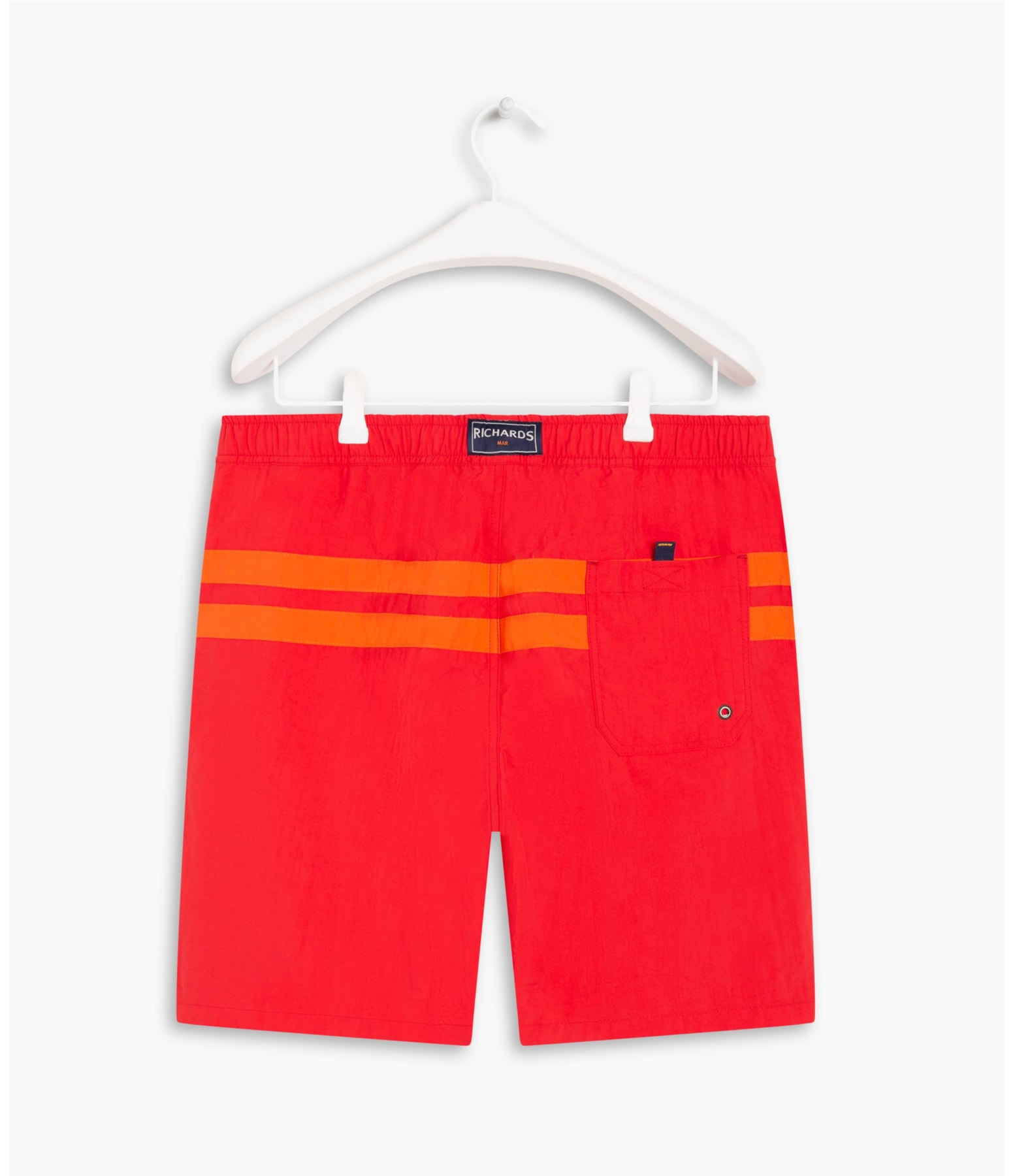 Beach Short Stripes Vermelho