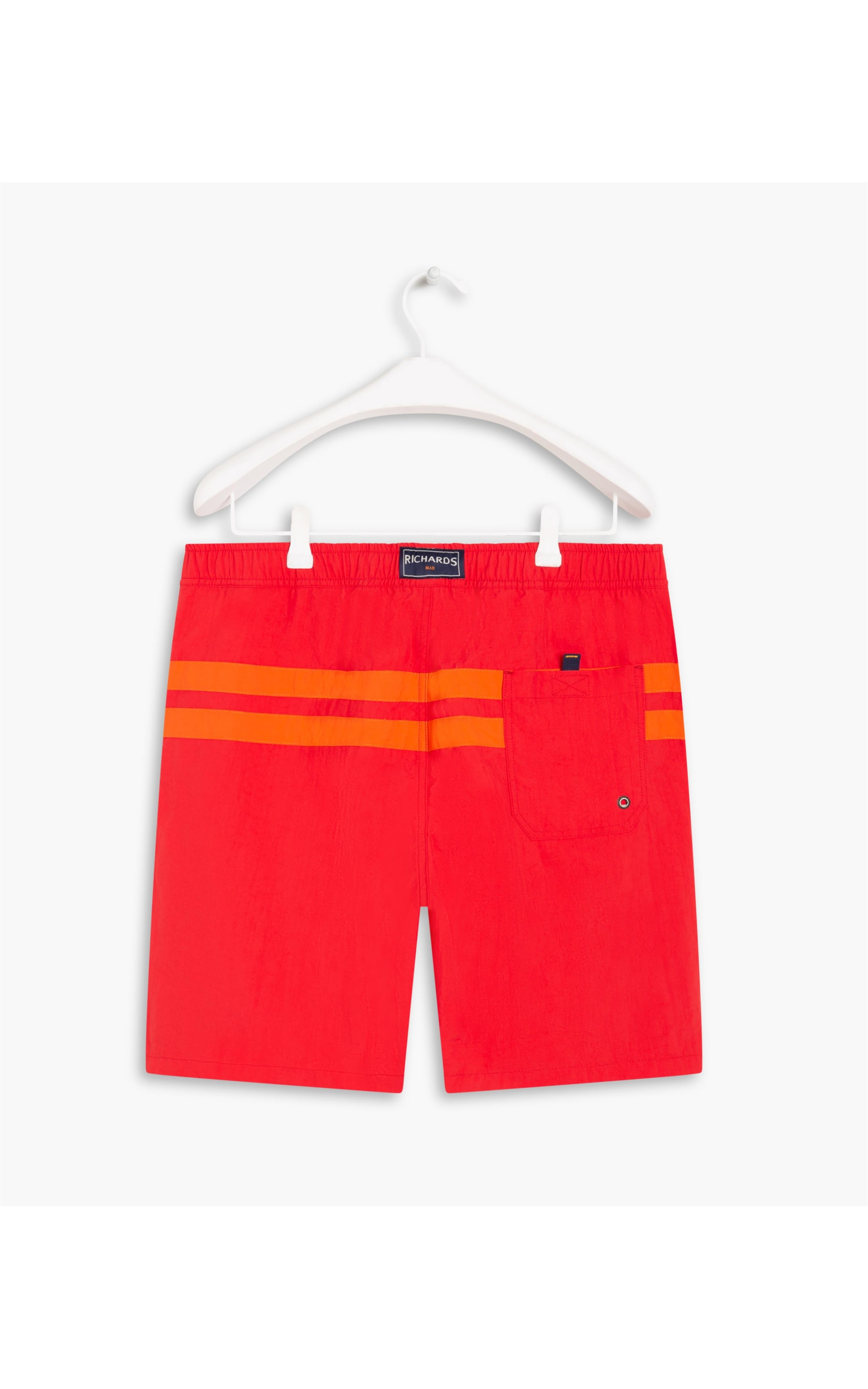 Beach Short Stripes Vermelho