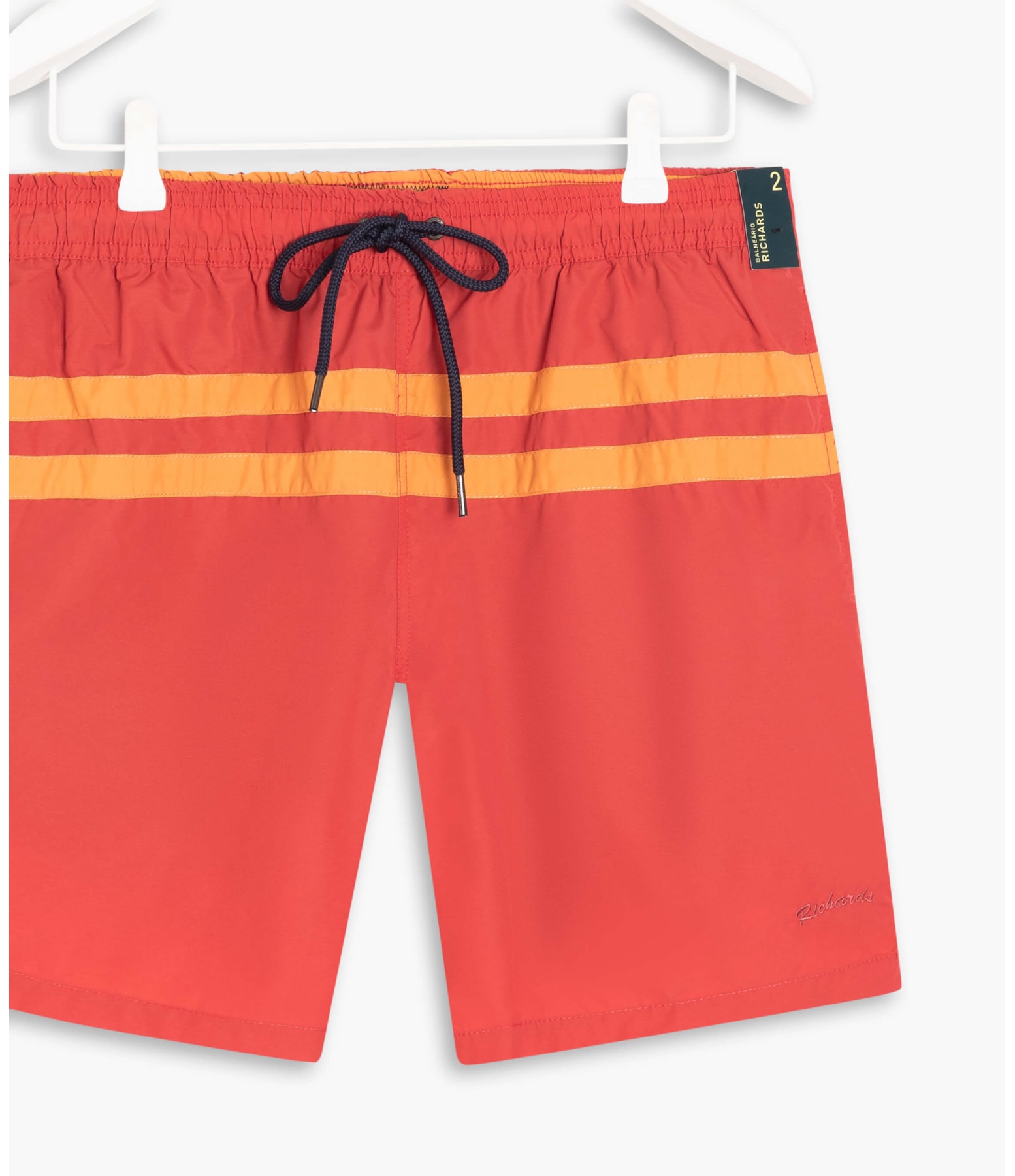 Beach Short Stripes Vermelho