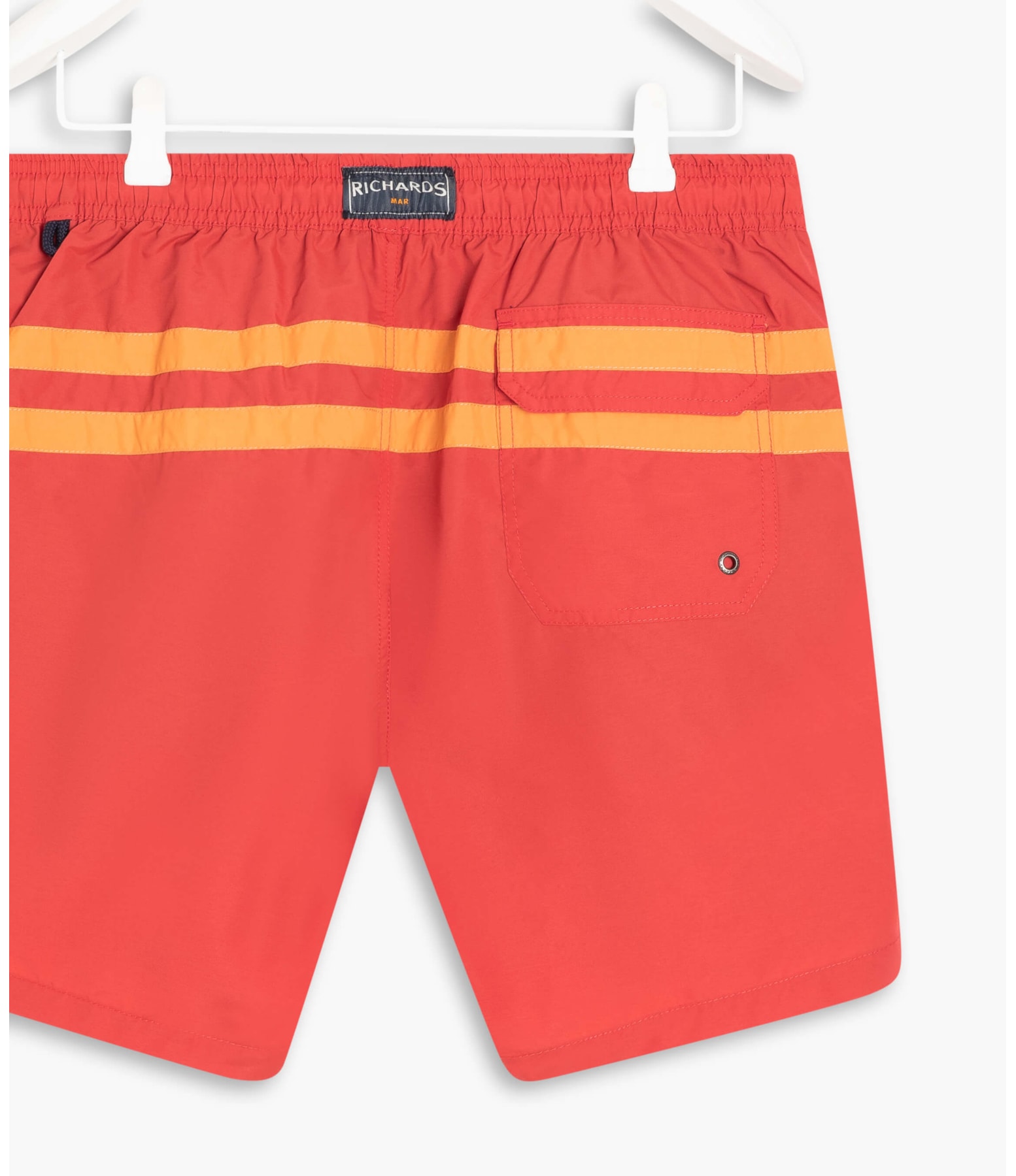 Beach Short Stripes Vermelho