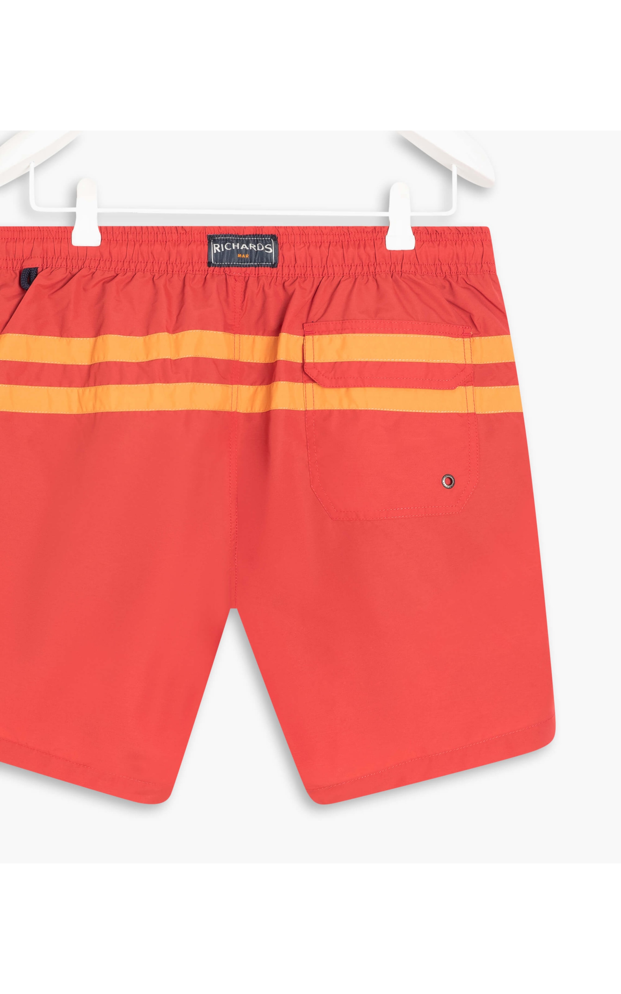 Beach Short Stripes Vermelho