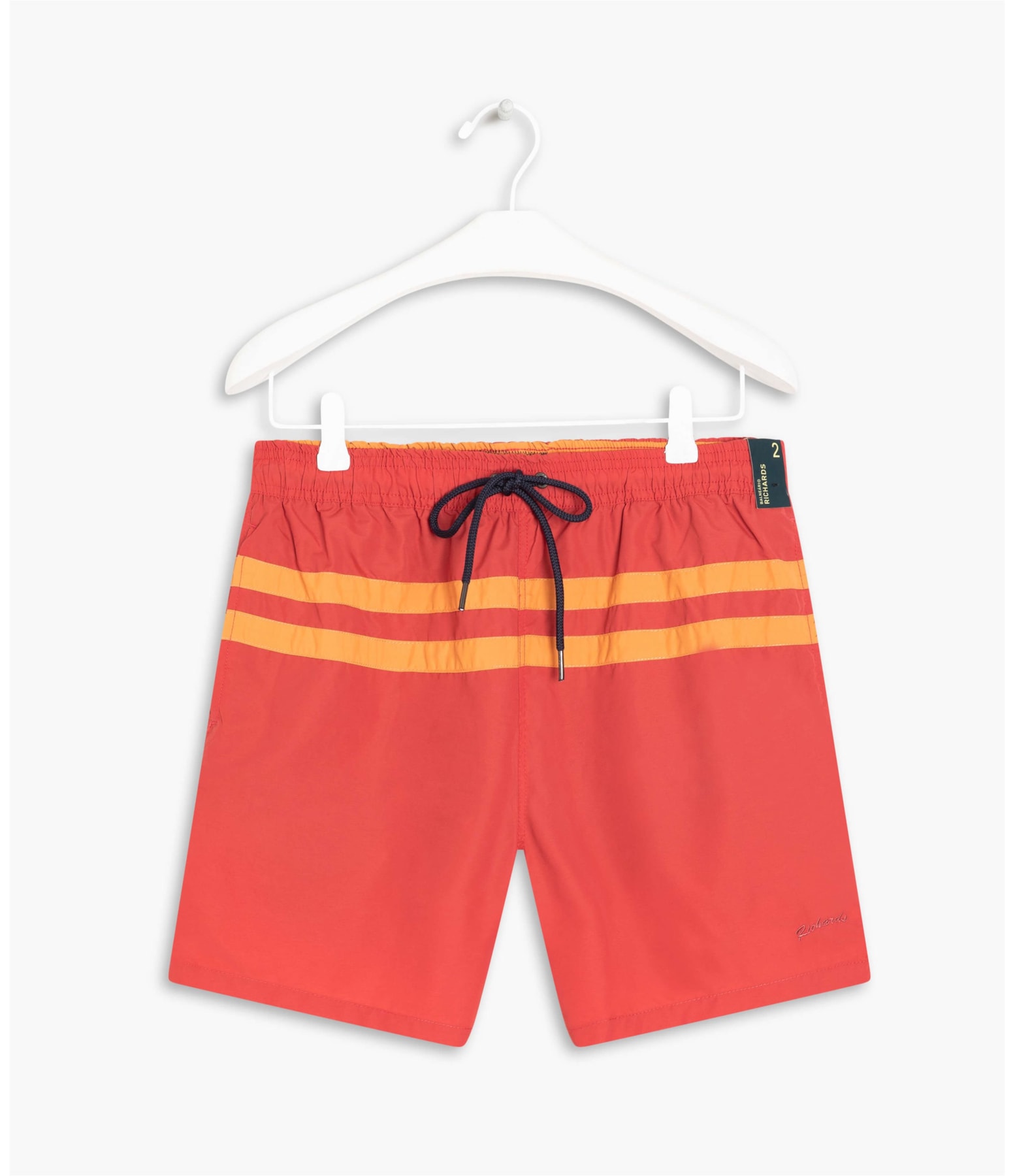 Beach Short Stripes Vermelho