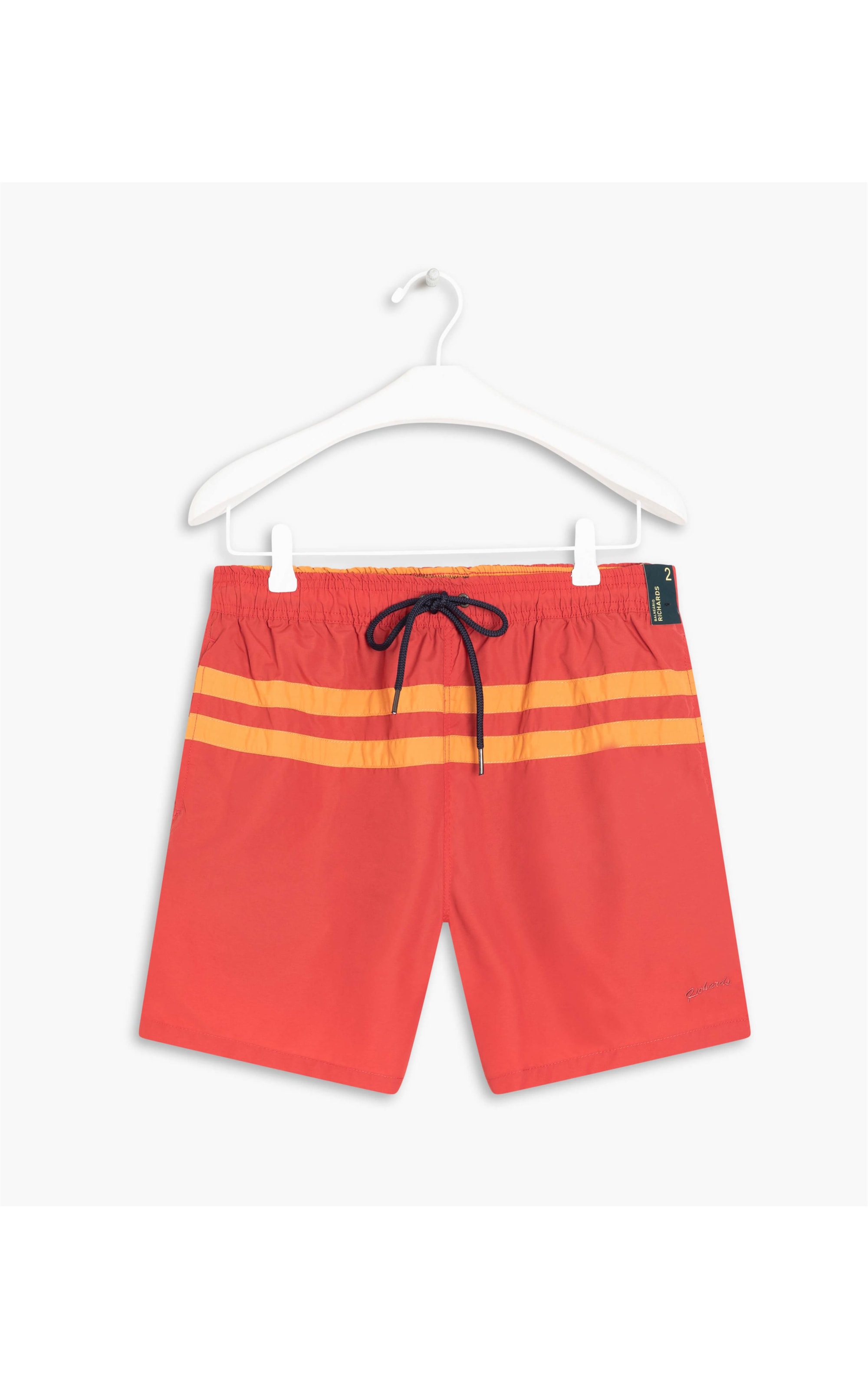 Beach Short Stripes Vermelho
