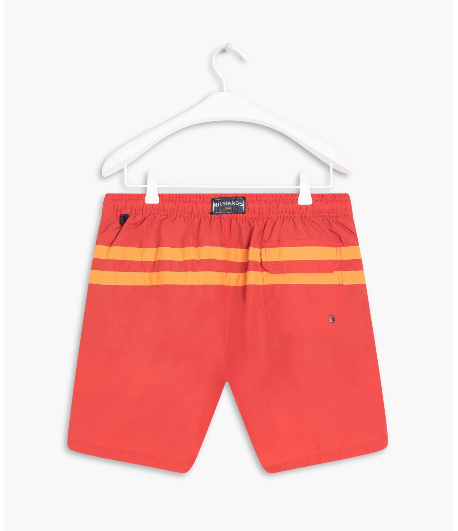 Beach Short Stripes Vermelho