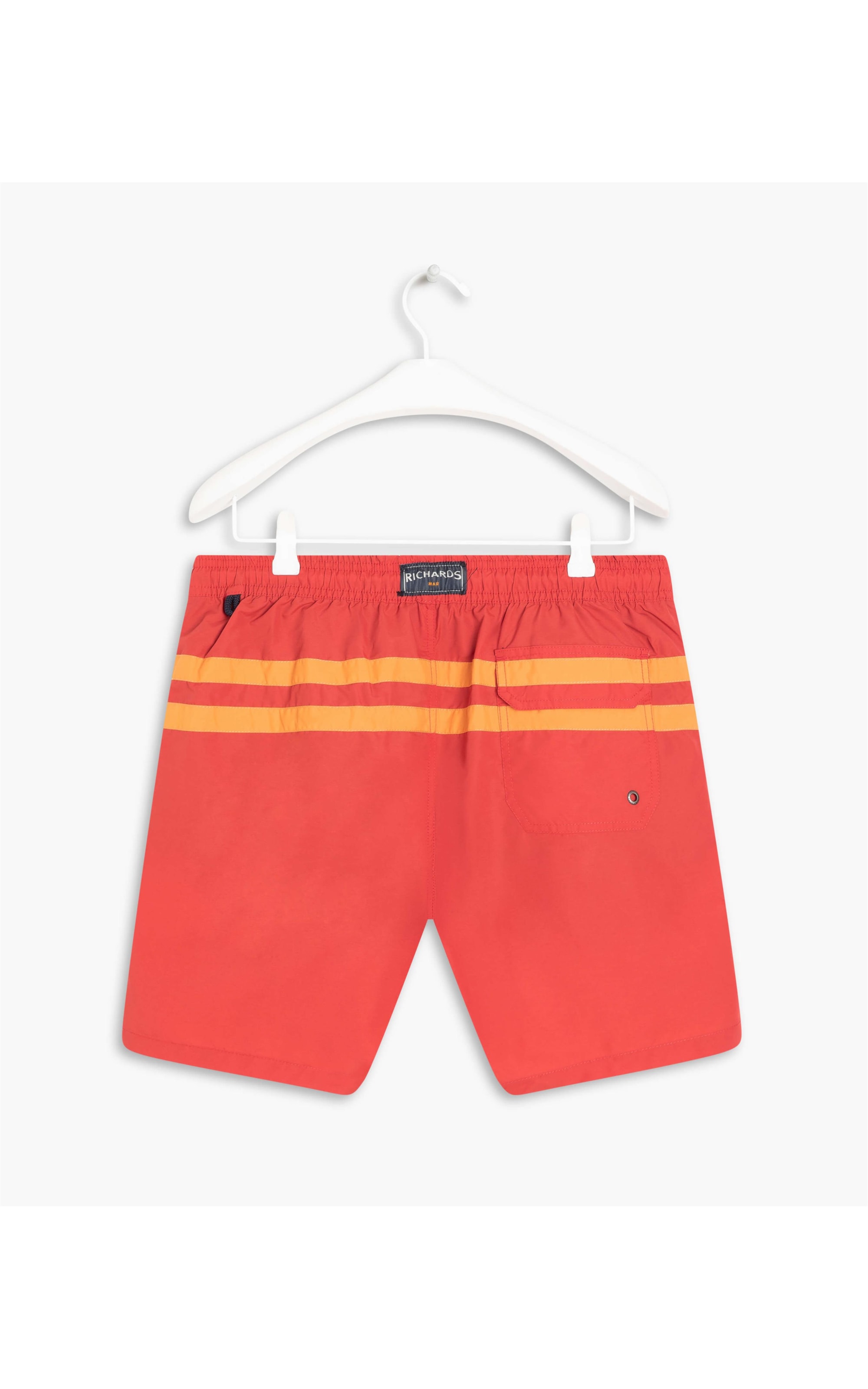 Beach Short Stripes Vermelho