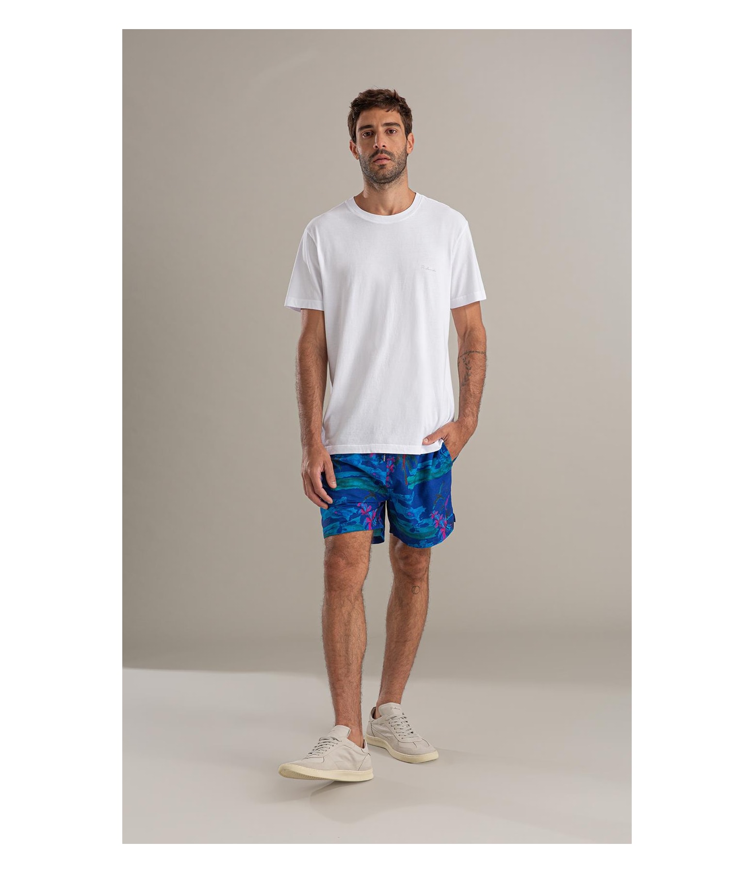Beach Short Sunset Regular Azul Bic