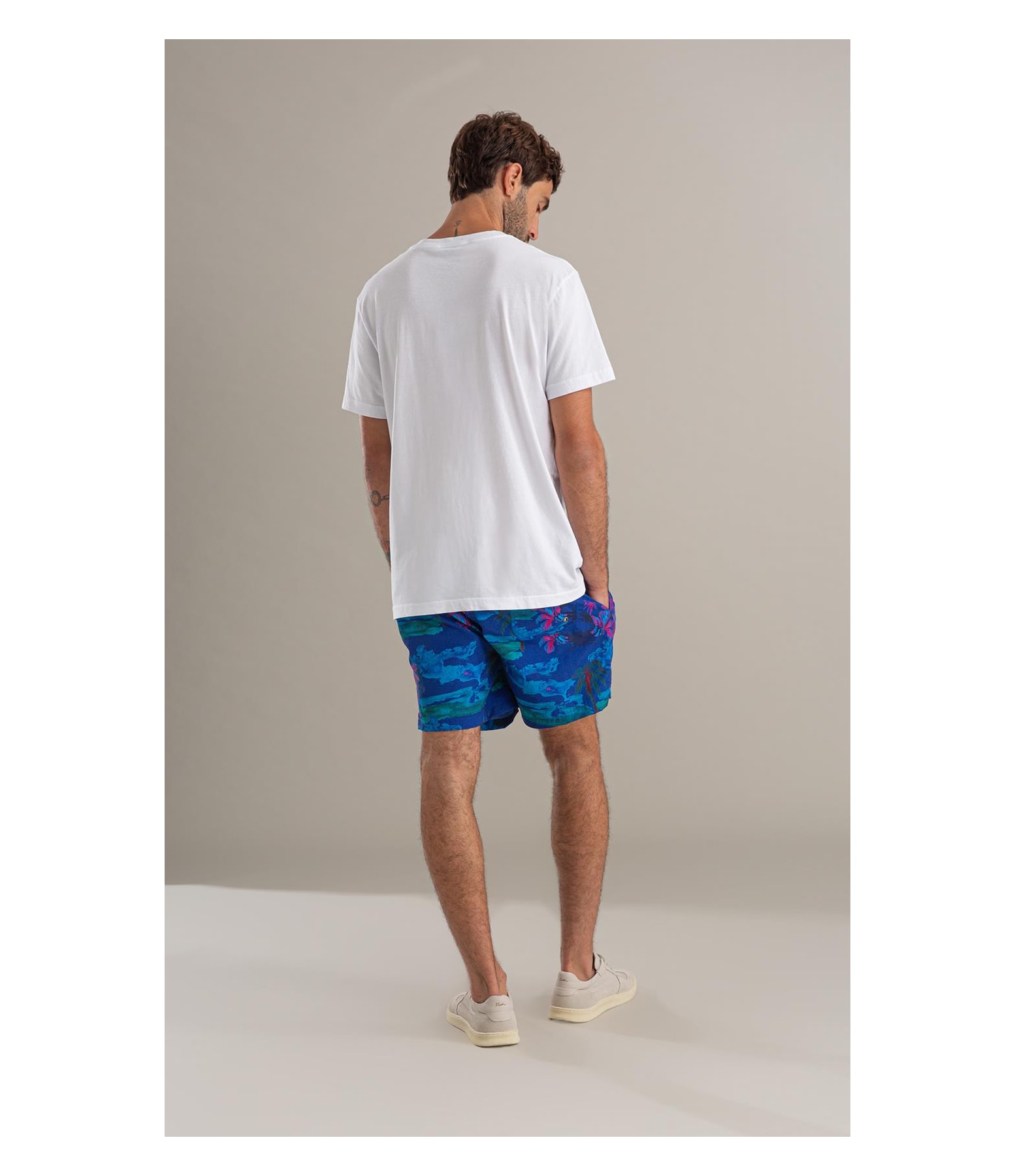 Beach Short Sunset Regular Azul Bic