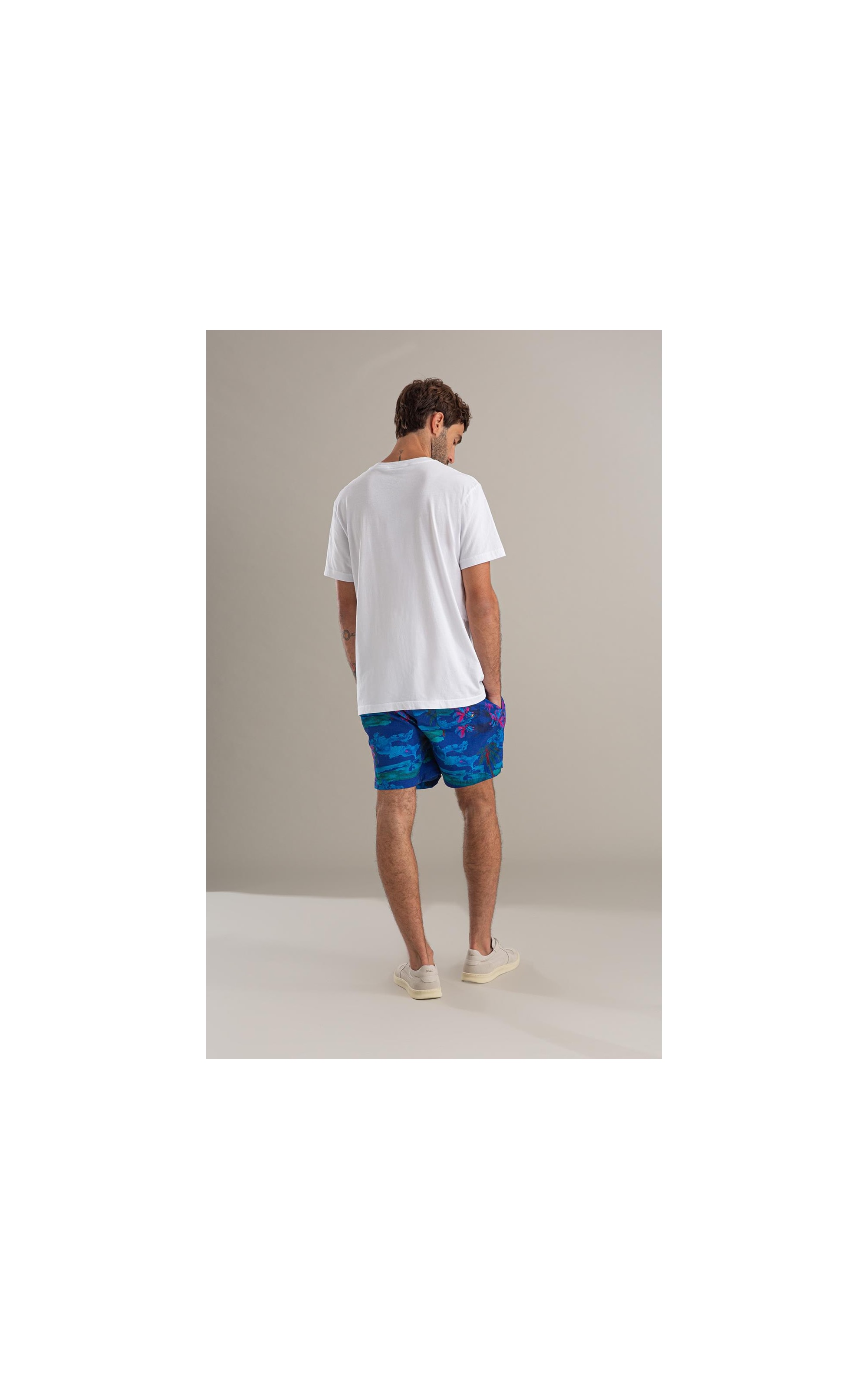 Beach Short Sunset Regular Azul Bic