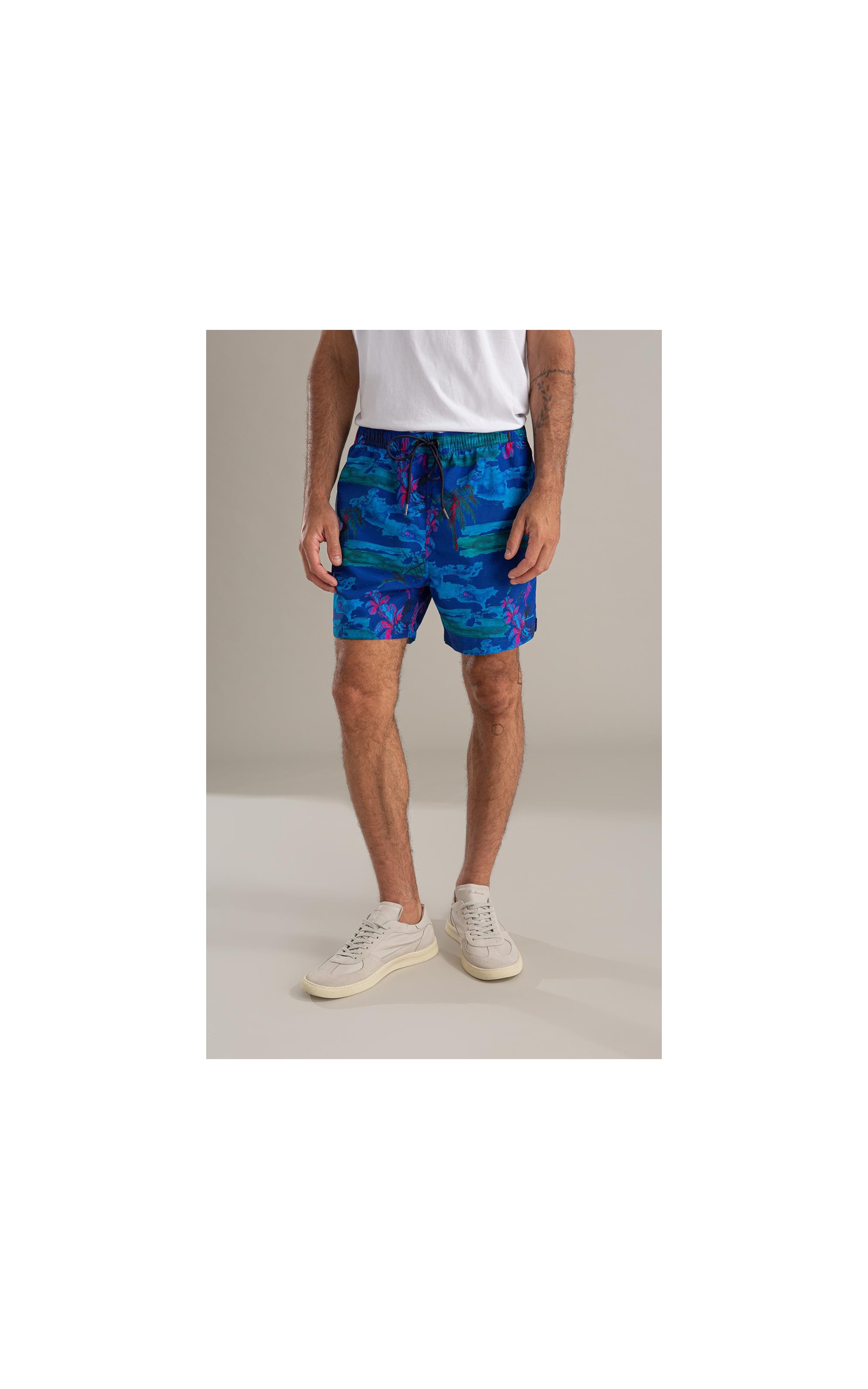 Beach Short Sunset Regular Azul Bic
