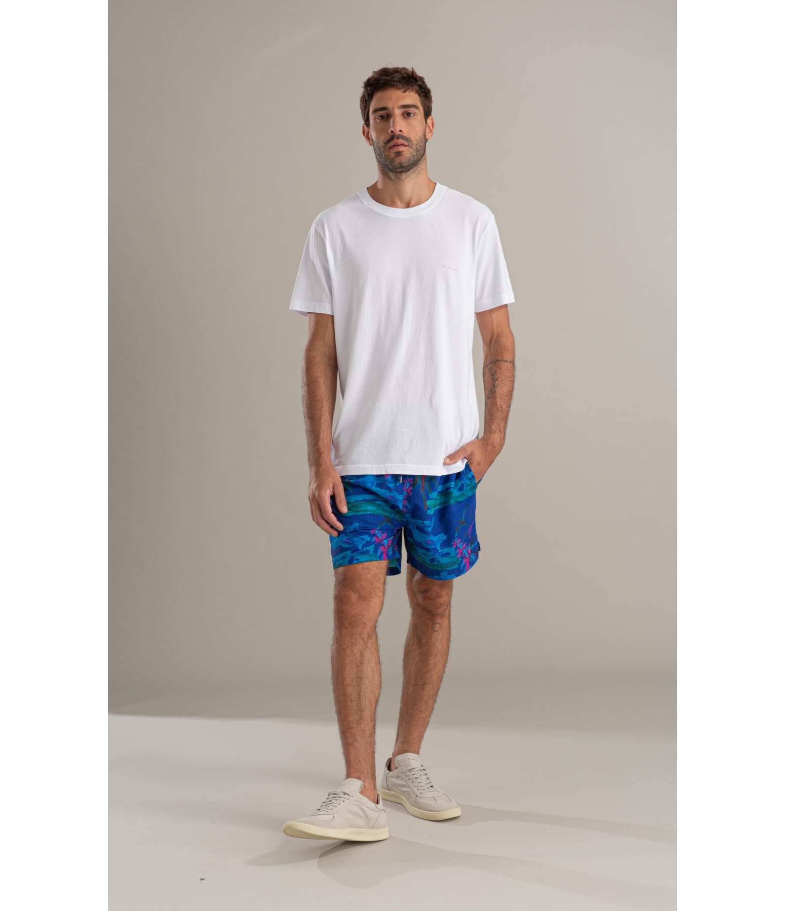 Beach Short Sunset Regular Azul Bic