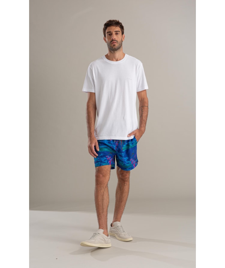 Beach Short Sunset Regular Azul Bic