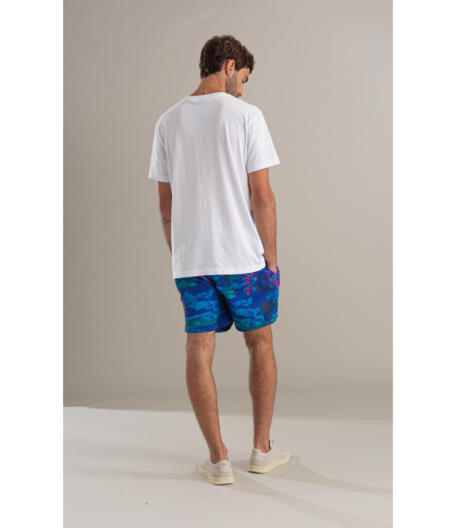 Beach Short Sunset Regular Azul Bic
