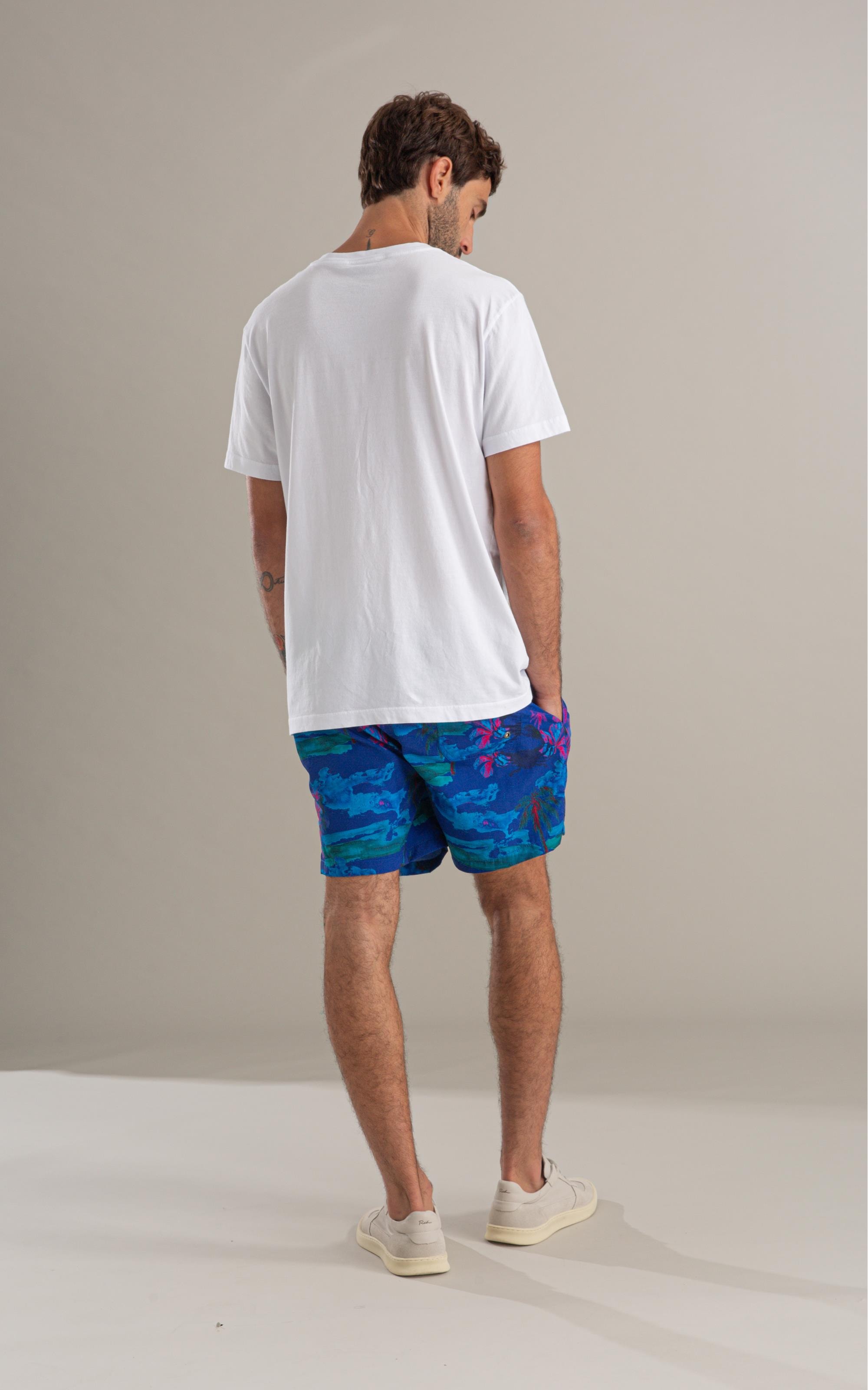 Beach Short Sunset Regular Azul Bic