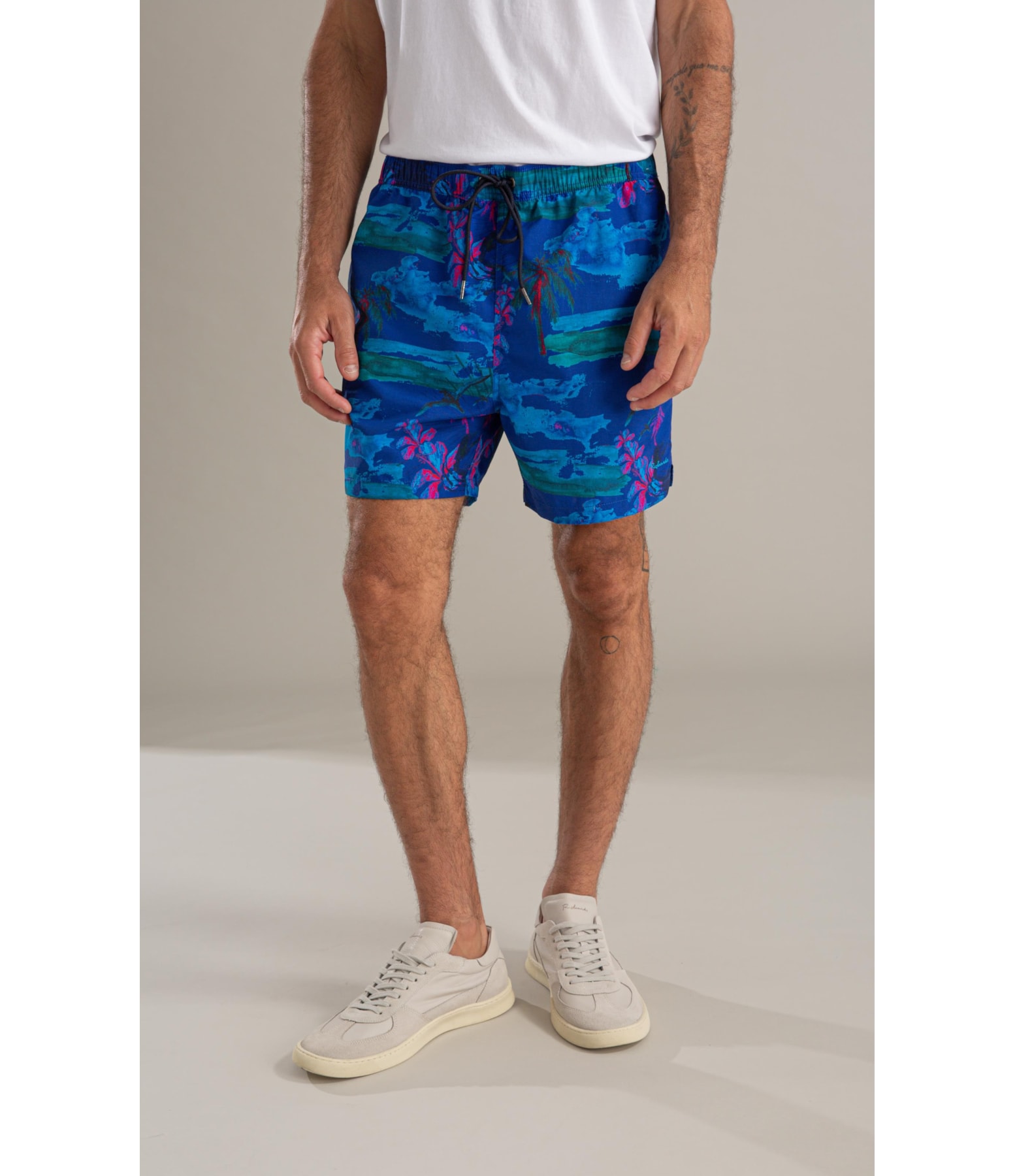 Beach Short Sunset Regular Azul Bic