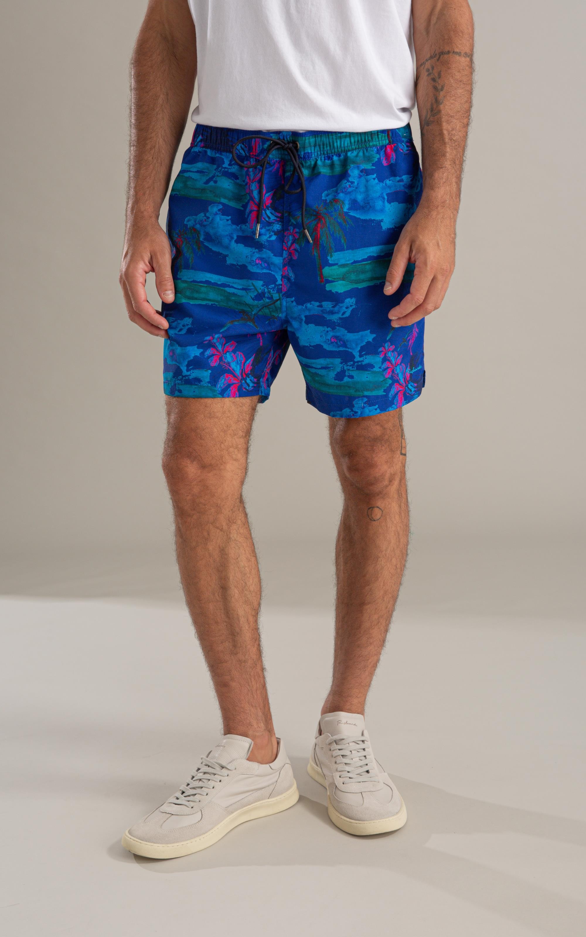 Beach Short Sunset Regular Azul Bic