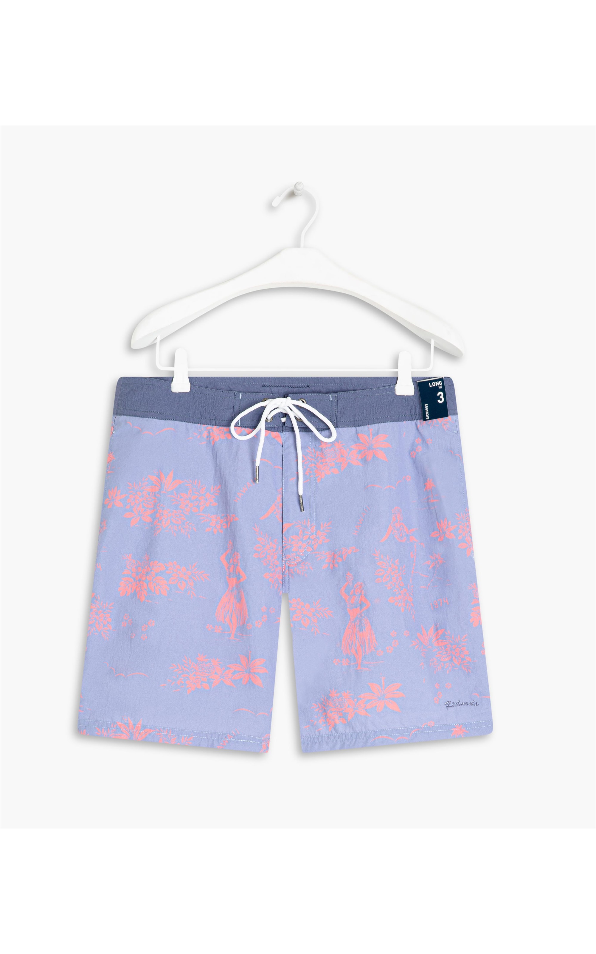 Beach Short Surf Aloha Azul Chofer