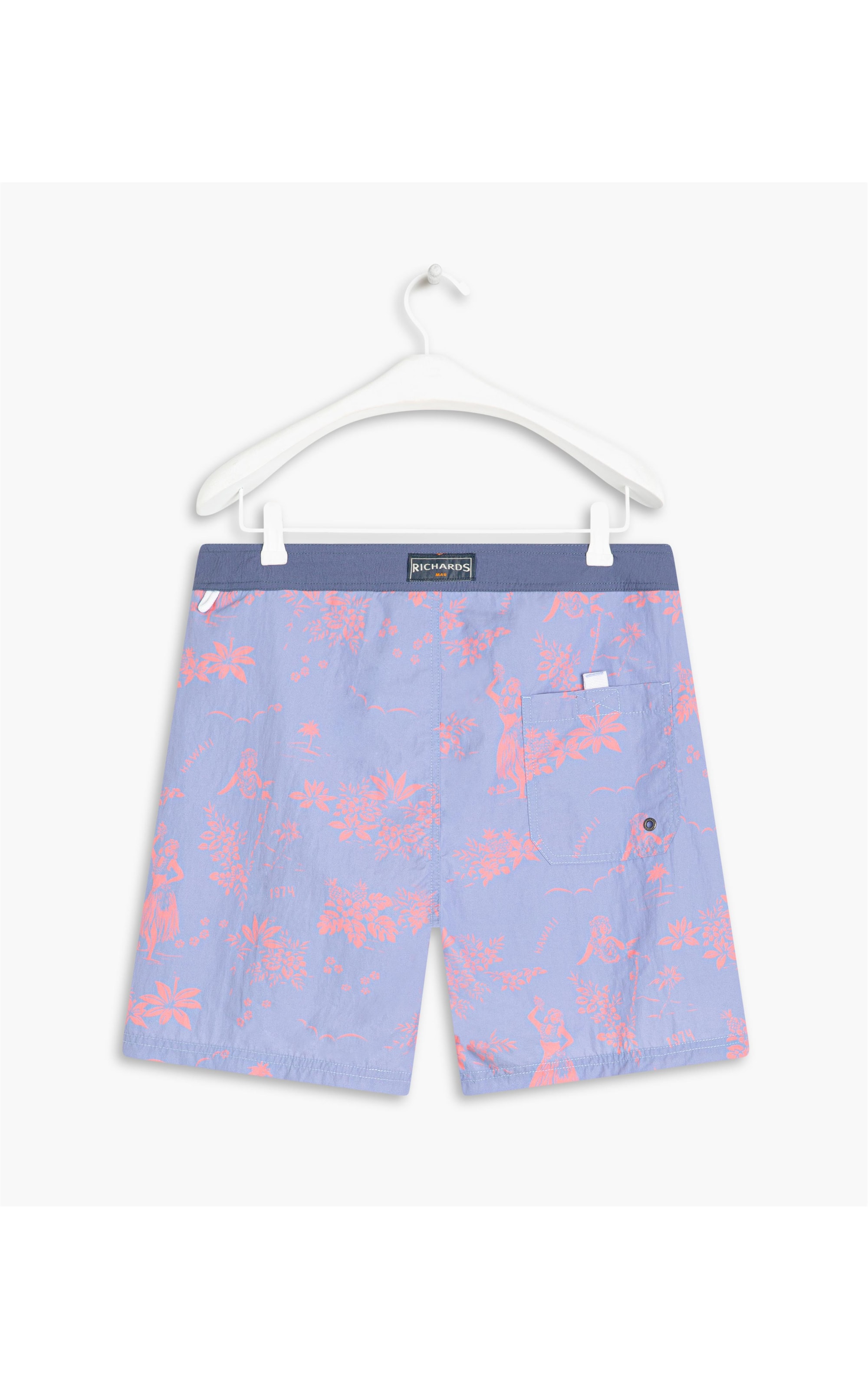 Beach Short Surf Aloha Azul Chofer