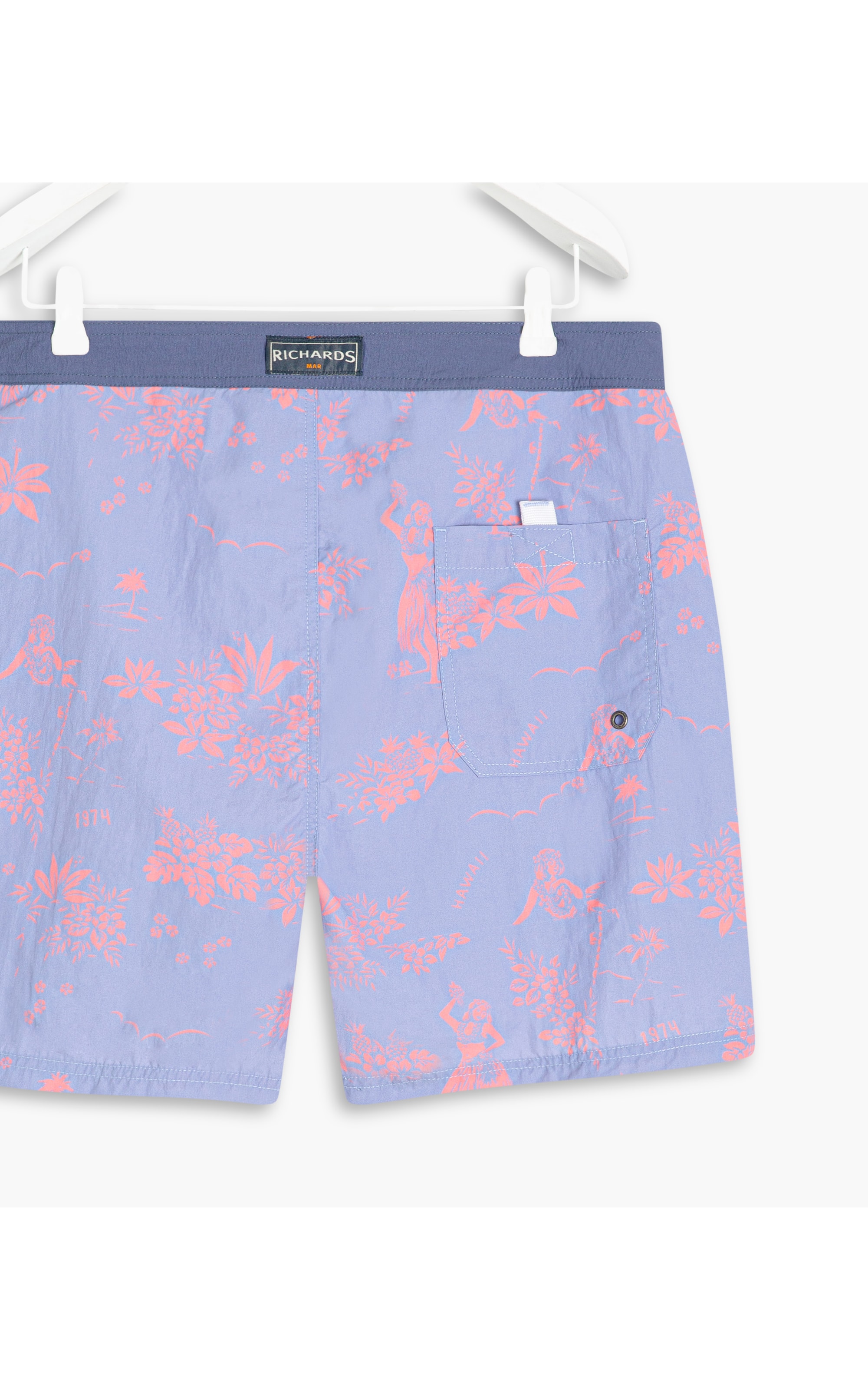 Beach Short Surf Aloha Azul Chofer