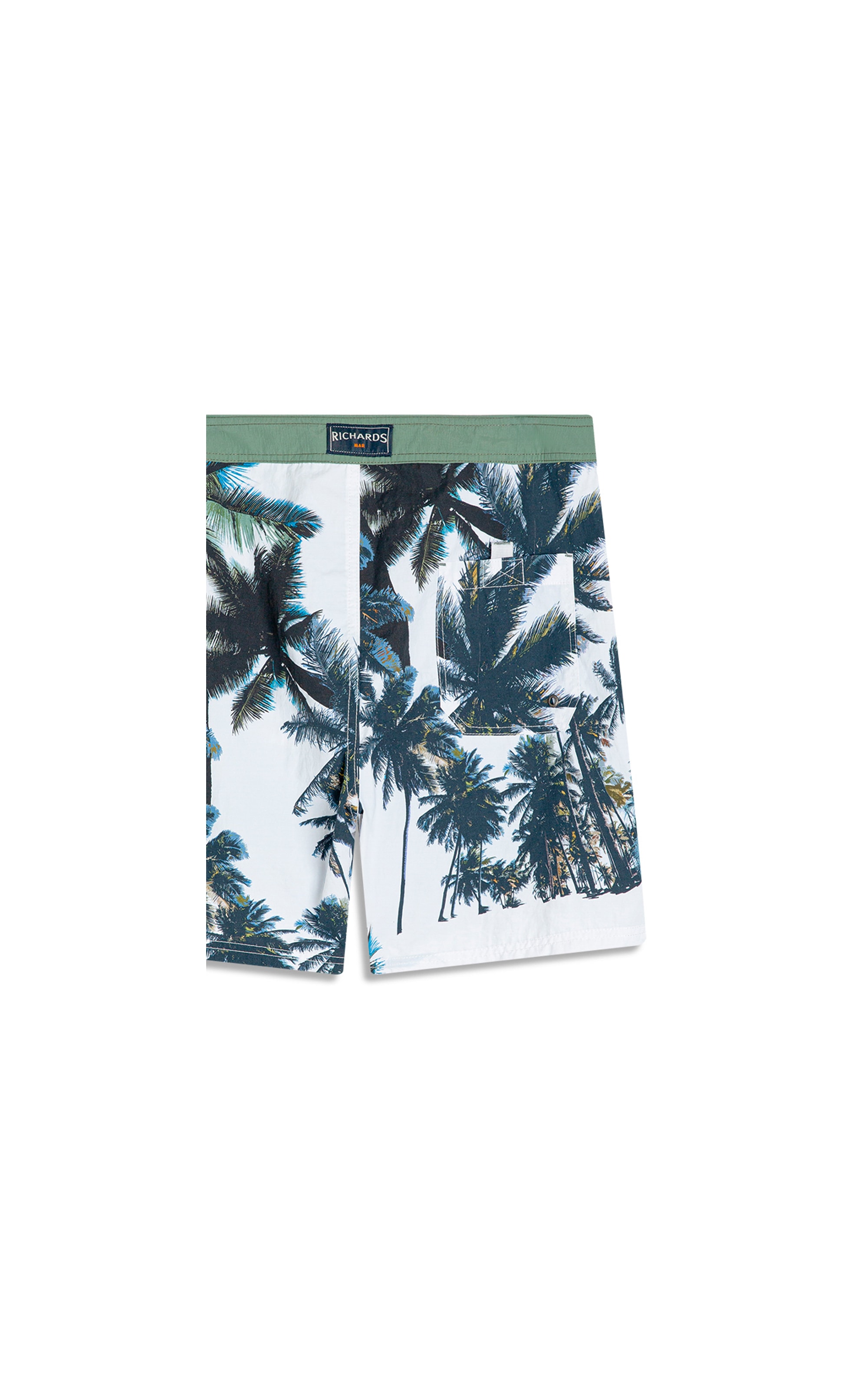 Beach Short Surf Coqueiros Branco