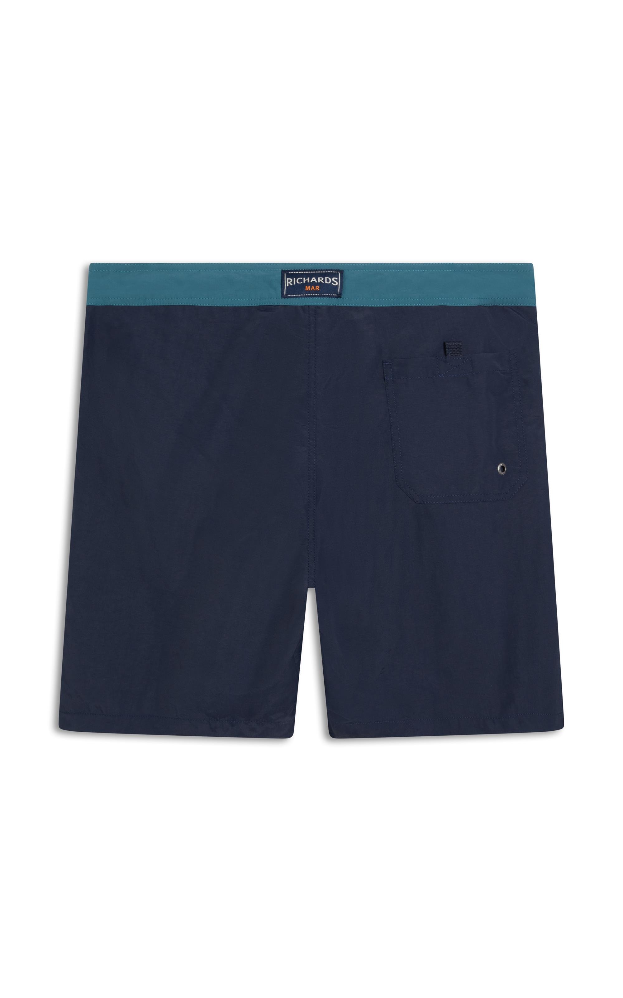 Beach Short Surf Crumpled Dark Navy