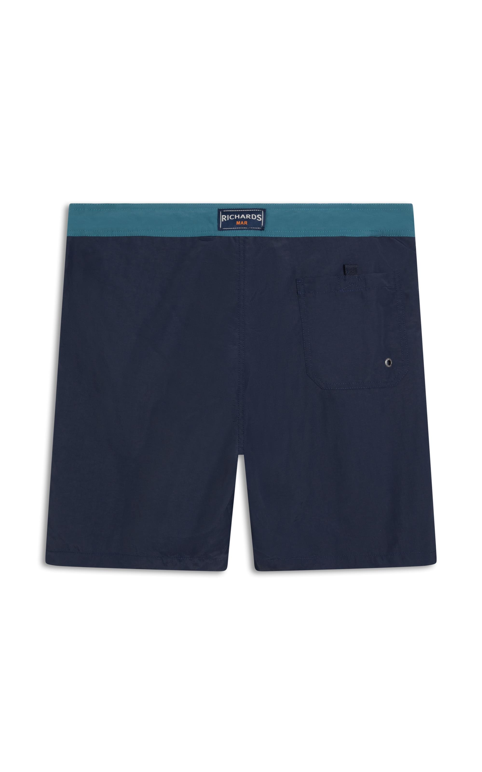 Beach Short Surf Crumpled Dark Navy