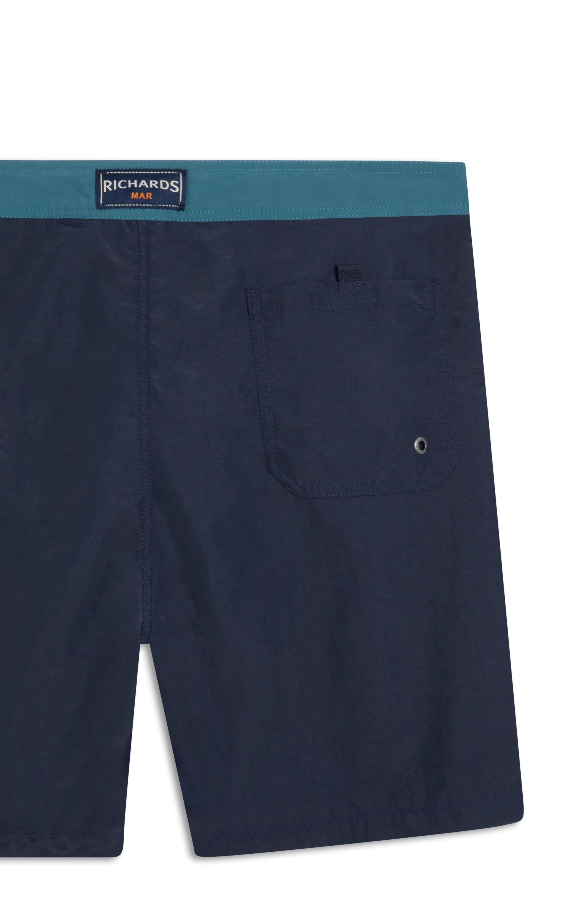 Beach Short Surf Crumpled Dark Navy