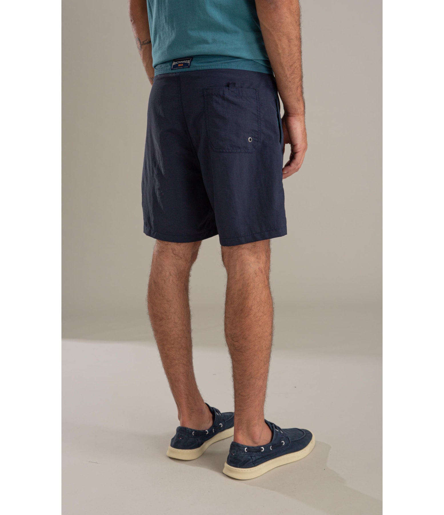 Beach Short Surf Crumpled Dark Navy