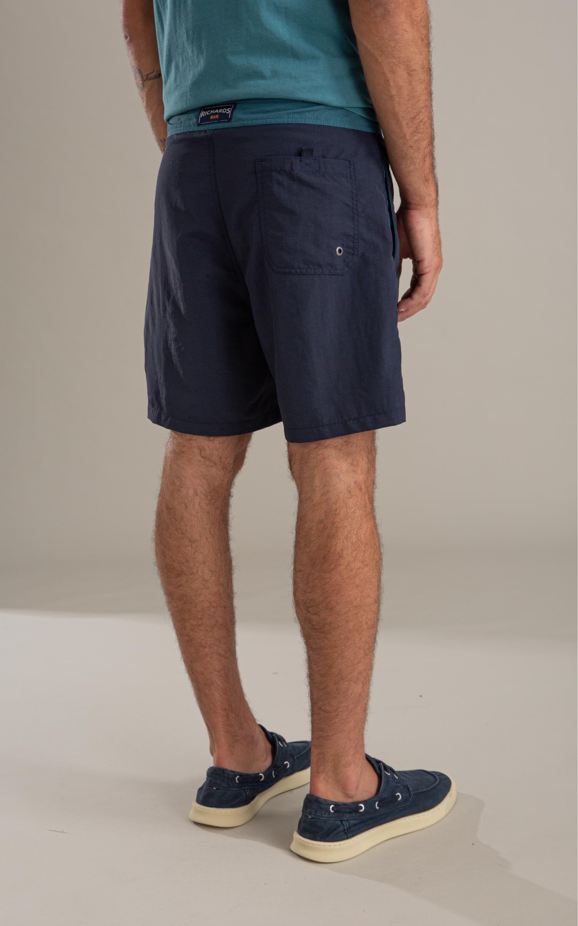 Beach Short Surf Crumpled Dark Navy