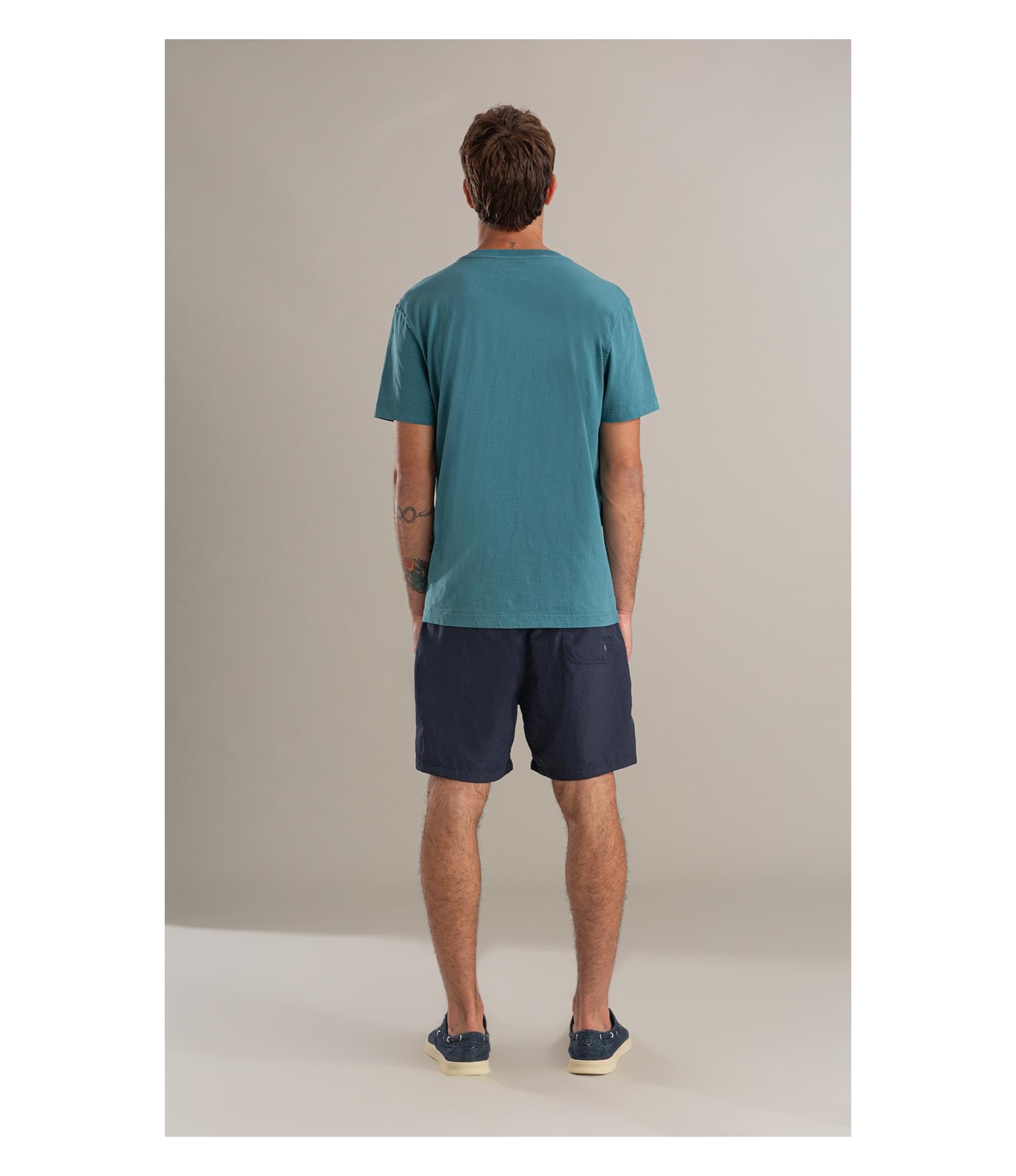 Beach Short Surf Crumpled Dark Navy
