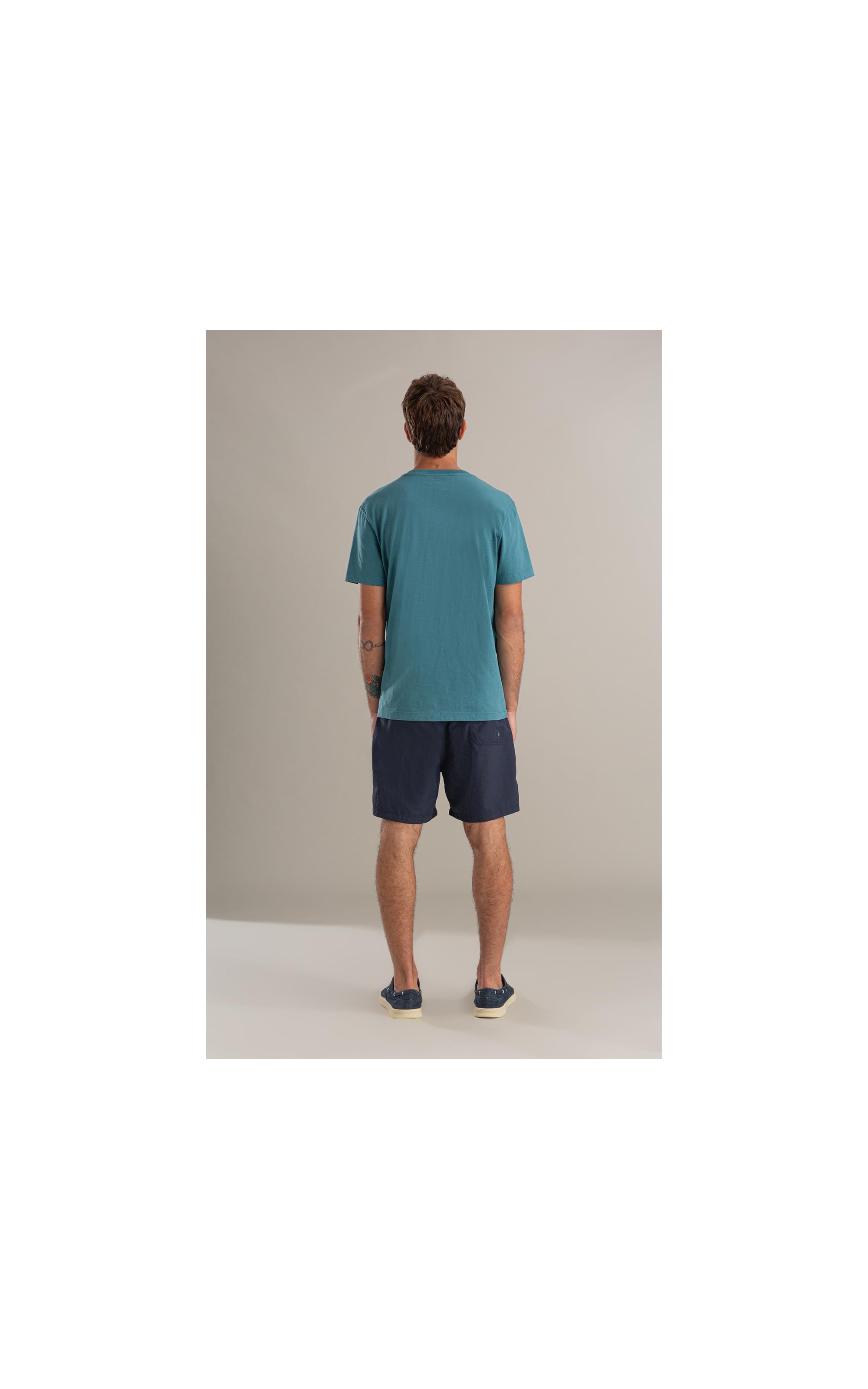 Beach Short Surf Crumpled Dark Navy