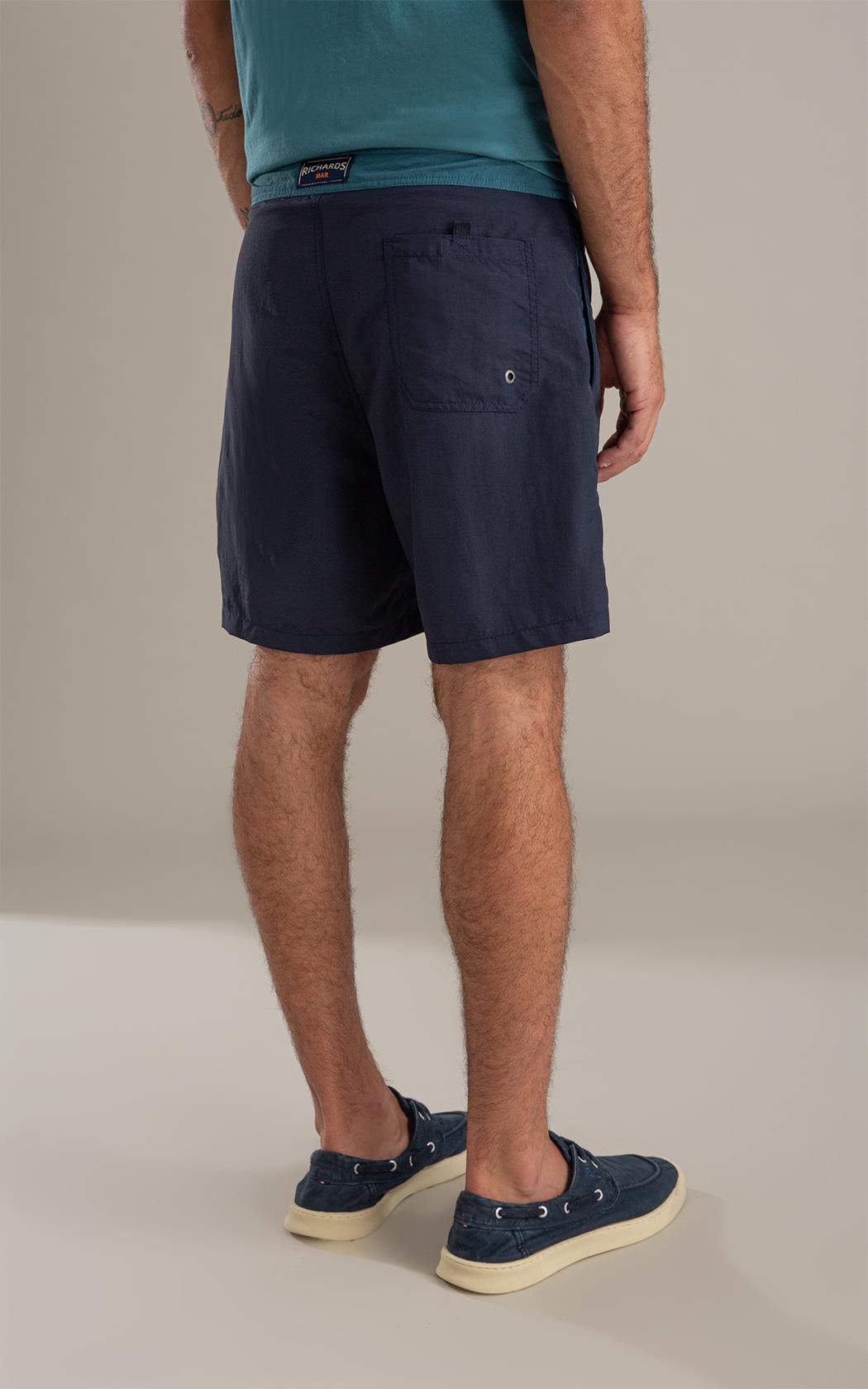 Beach Short Surf Crumpled Dark Navy