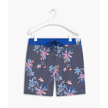 Beach Short Surf Soft Flower Dark Navy