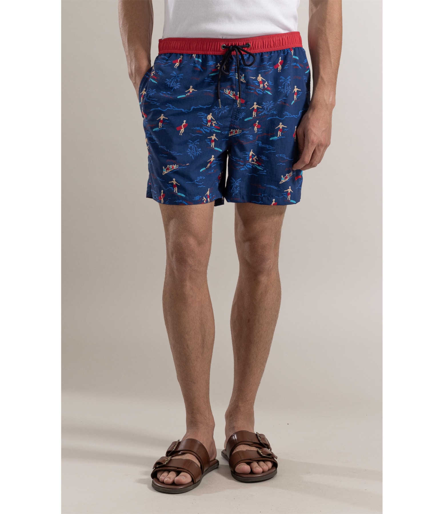 Beach Short Surfers Regular Marinho