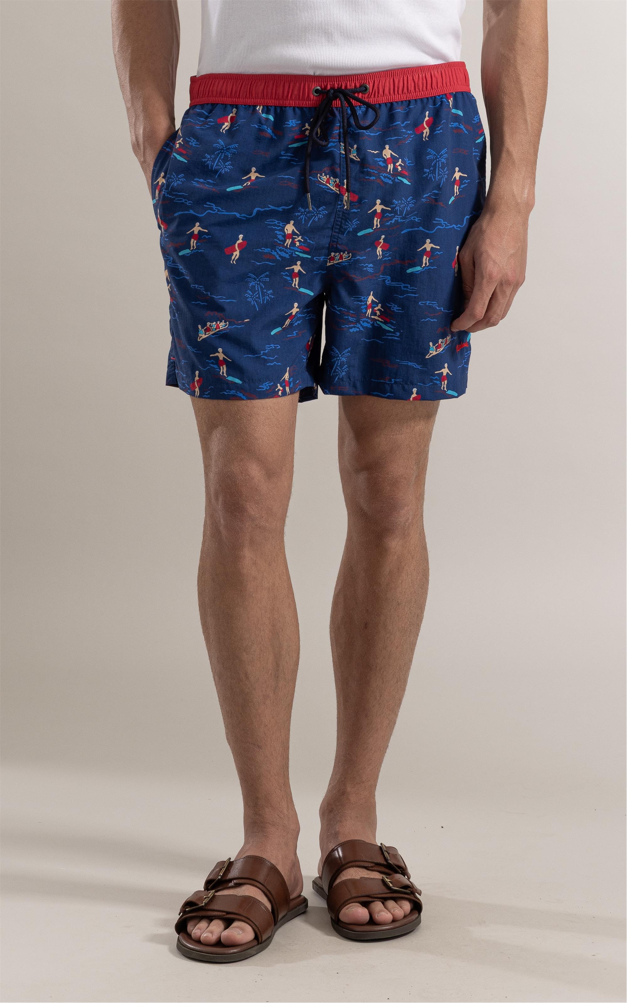 Beach Short Surfers Regular Marinho
