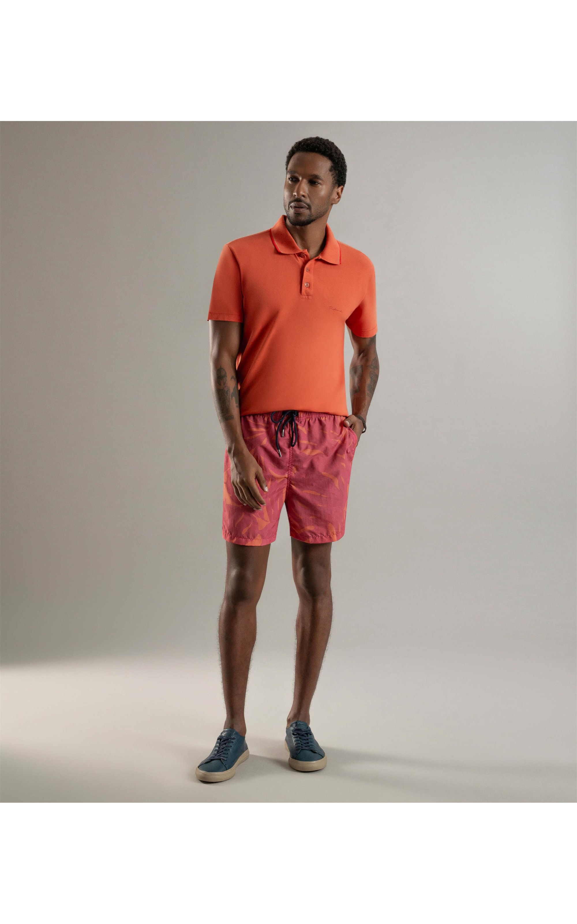  Beach Short Tahiti Regular Vermelho